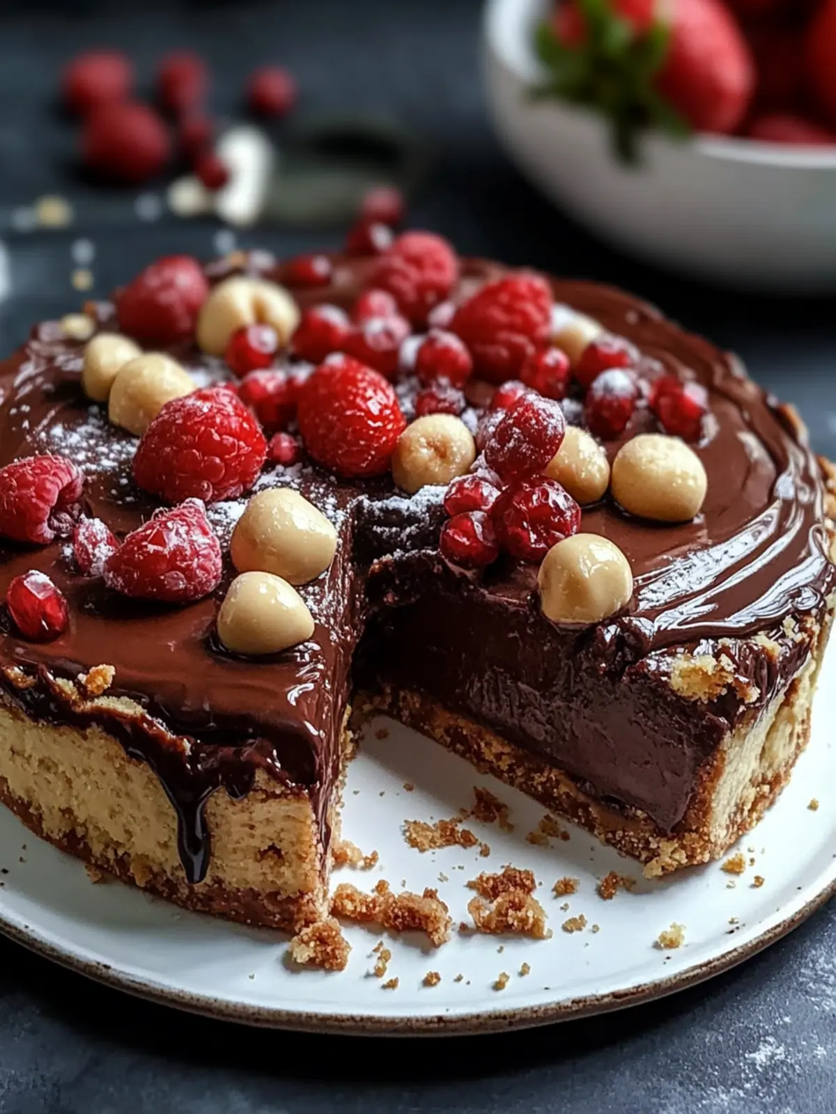 Himmlischer Nutella Käsekuchen: Einfach unwiderstehlich lecker 2 Nutella Käsekuchen