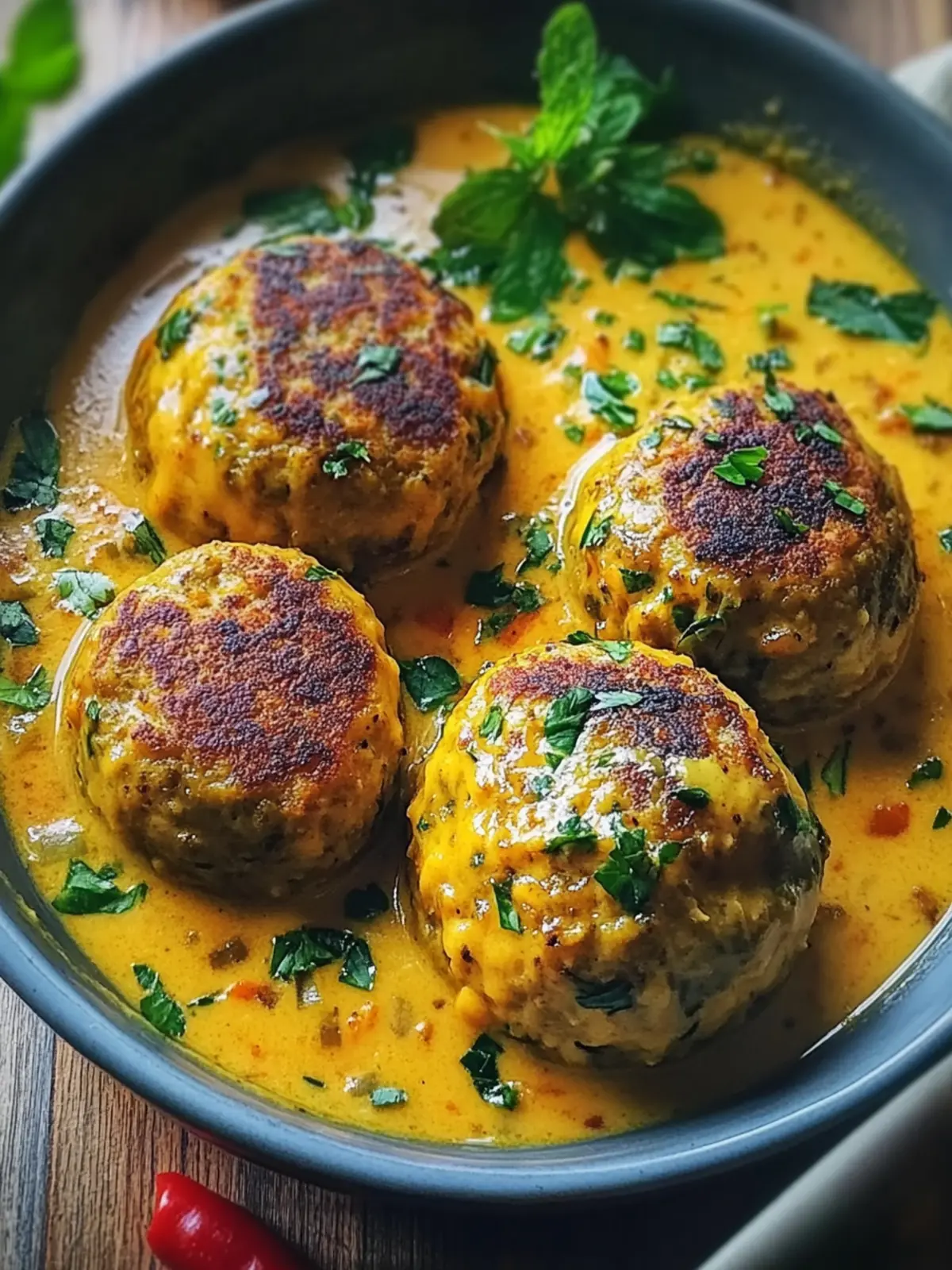 Vegane Linsenklöße in Currysauce: Der Genuss für Alle 4 Vegane Linsenklöße in Currysauce