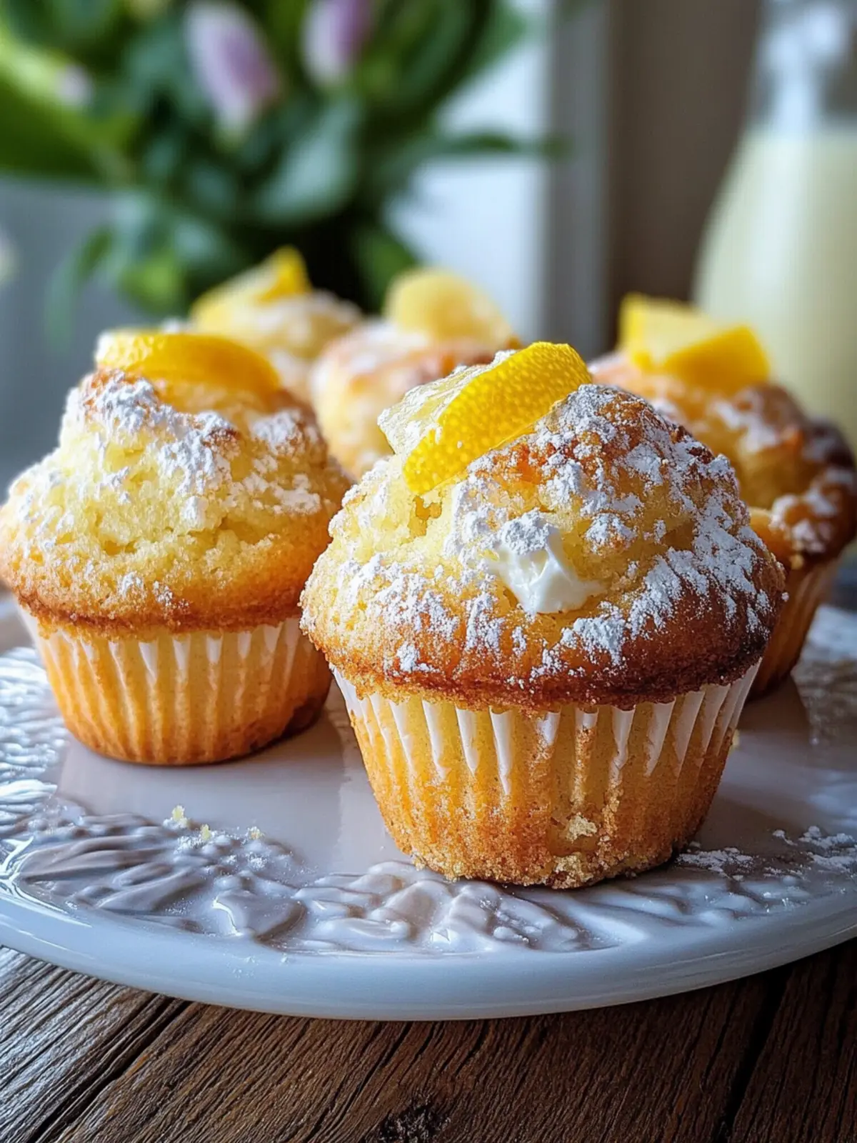 Muffins mit Zitronenschale und Joghurt – Saftig und lecker 5 Muffins mit Zitronenschale und Joghurt