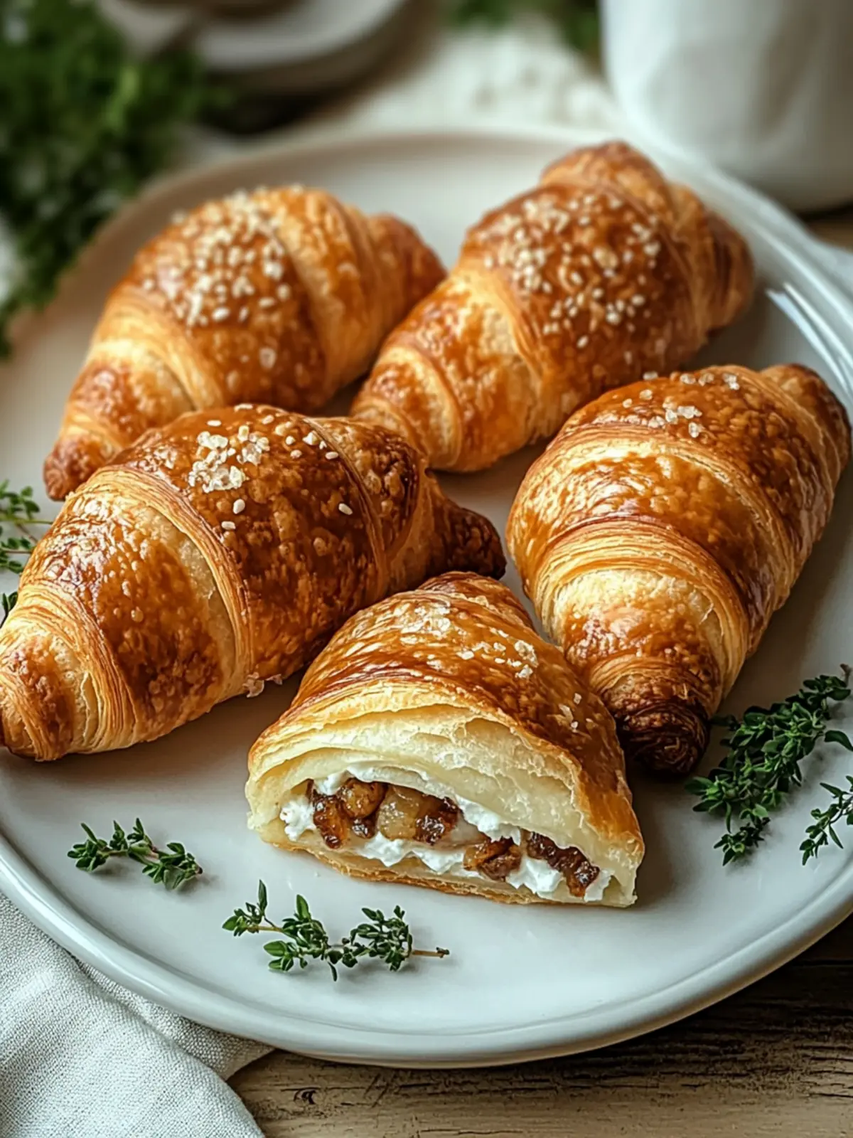 Wurst Frischkäse Croissants: Doppelt lecker und schnell gemacht 3 Wurst Frischkäse Croissants