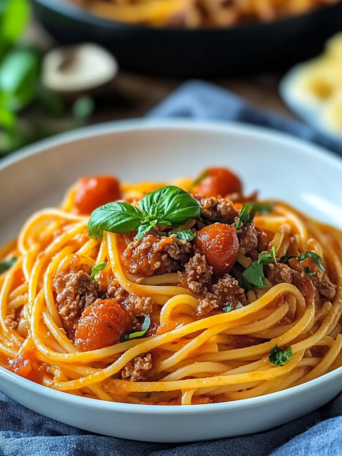 Aromatische Tomatennudeln mit zartem Rindfleisch – Einfach unwiderstehlich! 2 Aromatische Tomatennudeln mit zartem Rindfleisch