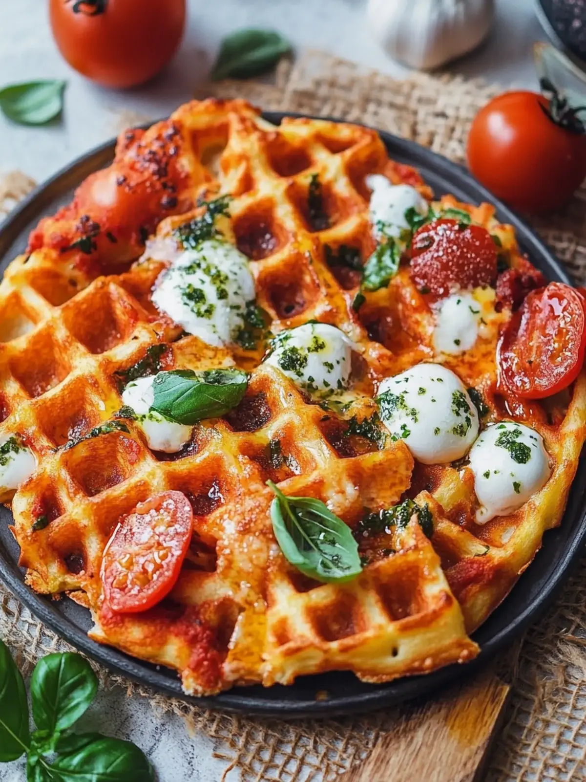 Mach deine eigenen Pizza-Waffeln: Schneller Genuss für alle 4 Mach deine eigenen Pizza-Waffeln