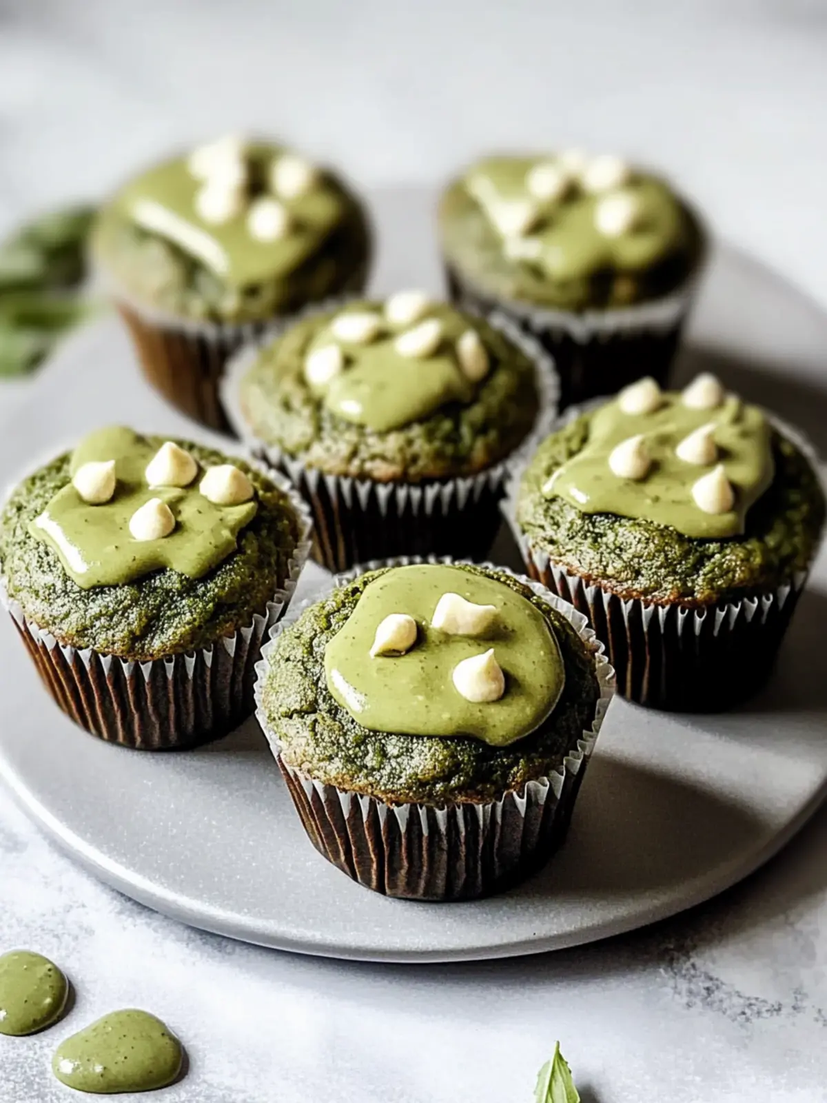 Weiche Schokoladen-Matcha-Muffins – Schnell & Verführerisch 5 weiche Schokoladen-Matcha-Muffins