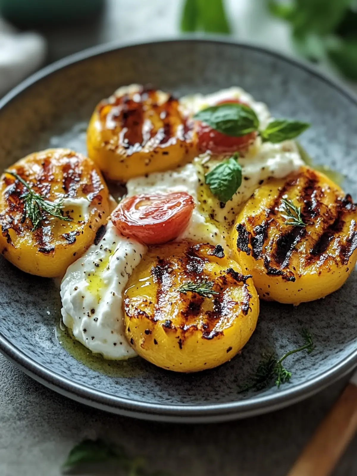 Gegrillte Pfirsiche mit Joghurt und Honig – Erfrischender Genuss für den Sommer 4 Gegrillte Pfirsiche mit Joghurt und Honig