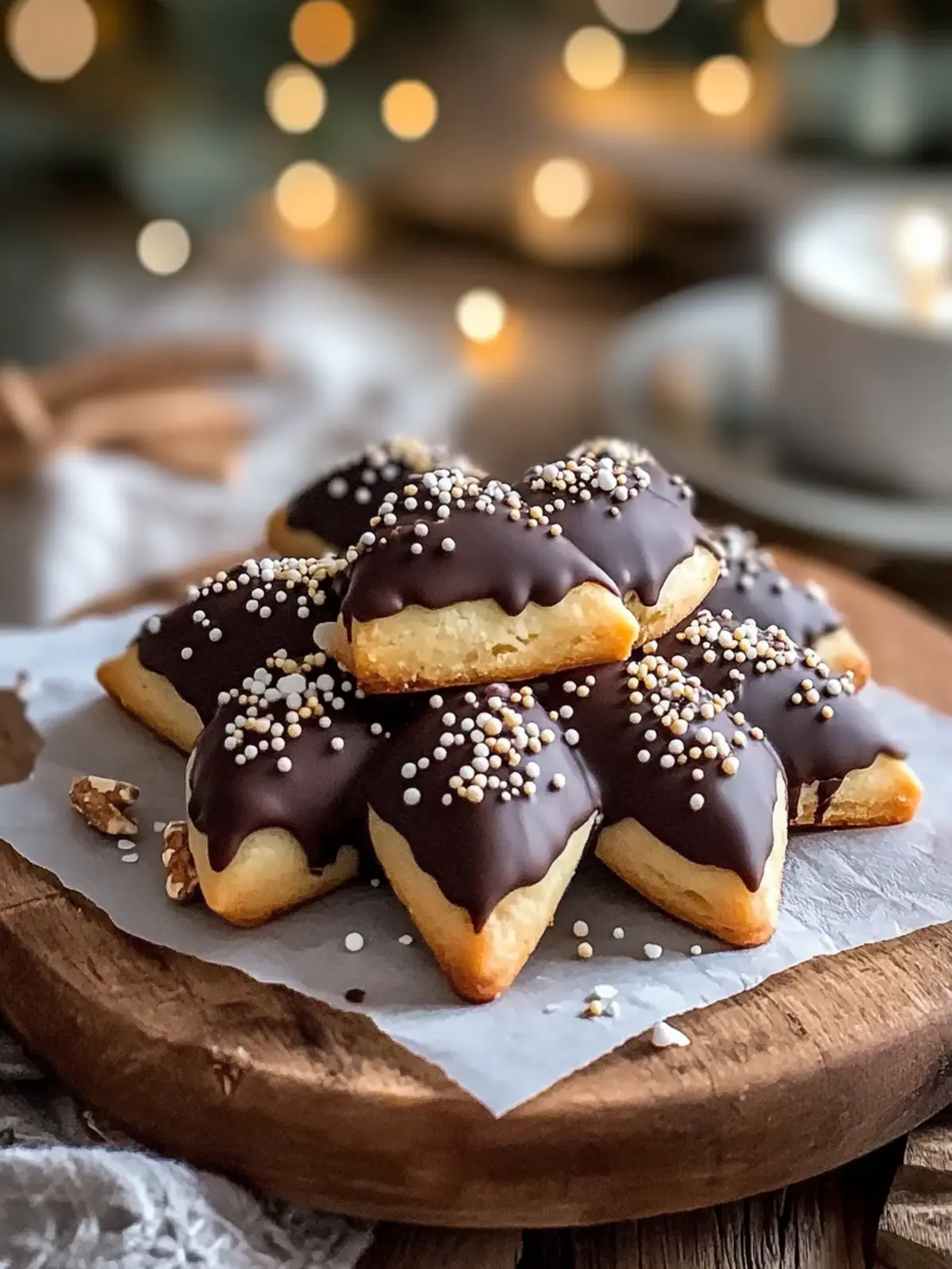 Schokoladengefüllte Blätterteigsterns für süße Genussmomente 3 Schokoladengefüllte Blätterteigsterns