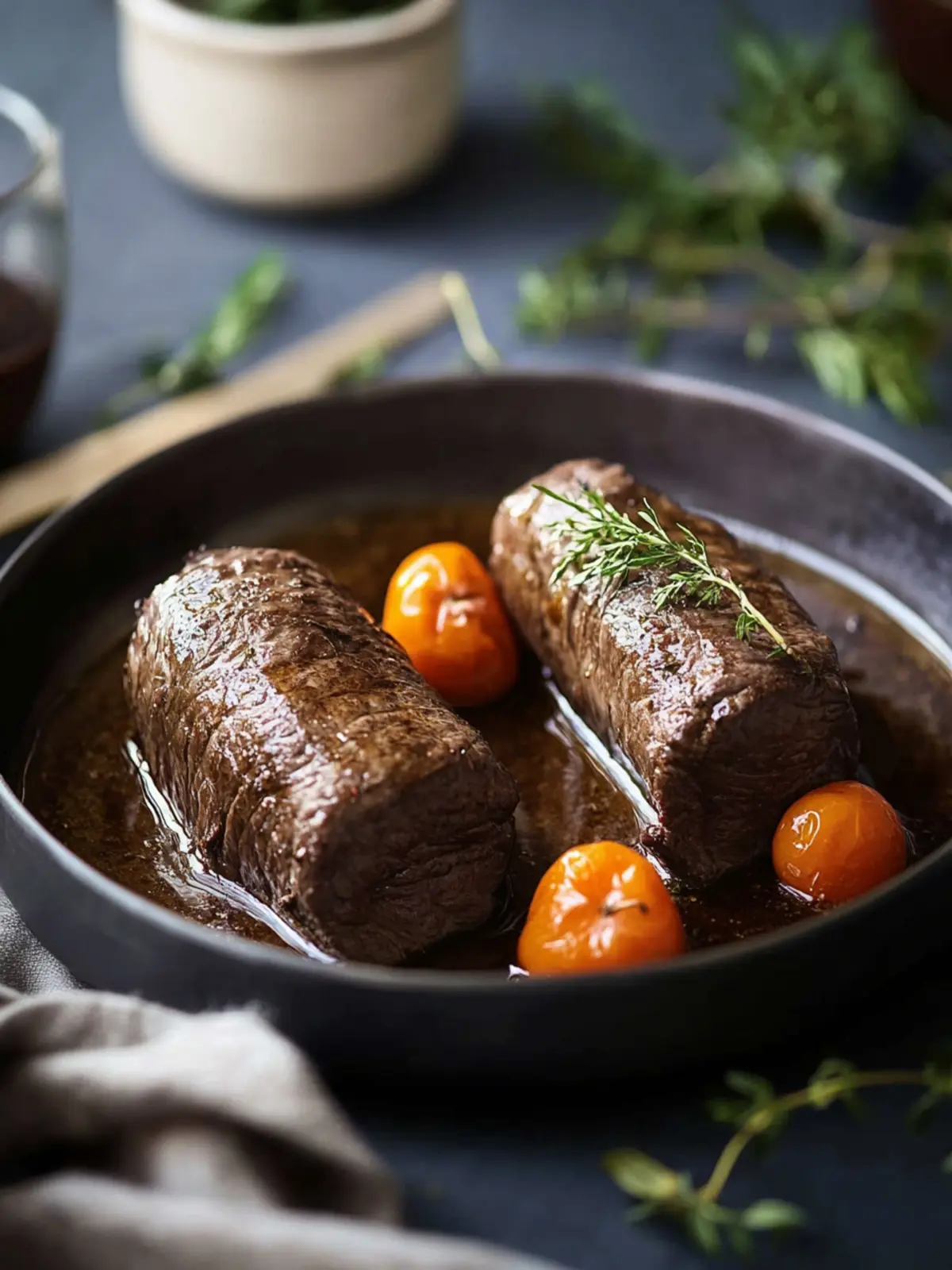 Rinderrouladen im Schnellkochtopf – Schnell und Zart genießen 3 Rinderrouladen im Schnellkochtopf