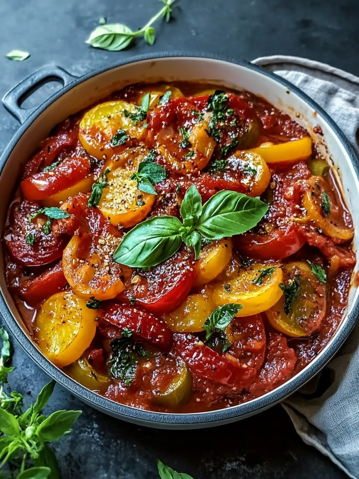 Herzhafter Ratatouille-Gemüseeintopf: Veganer Genuss für kalte Abende 4 Herzhafter Ratatouille-Gemüseeintopf