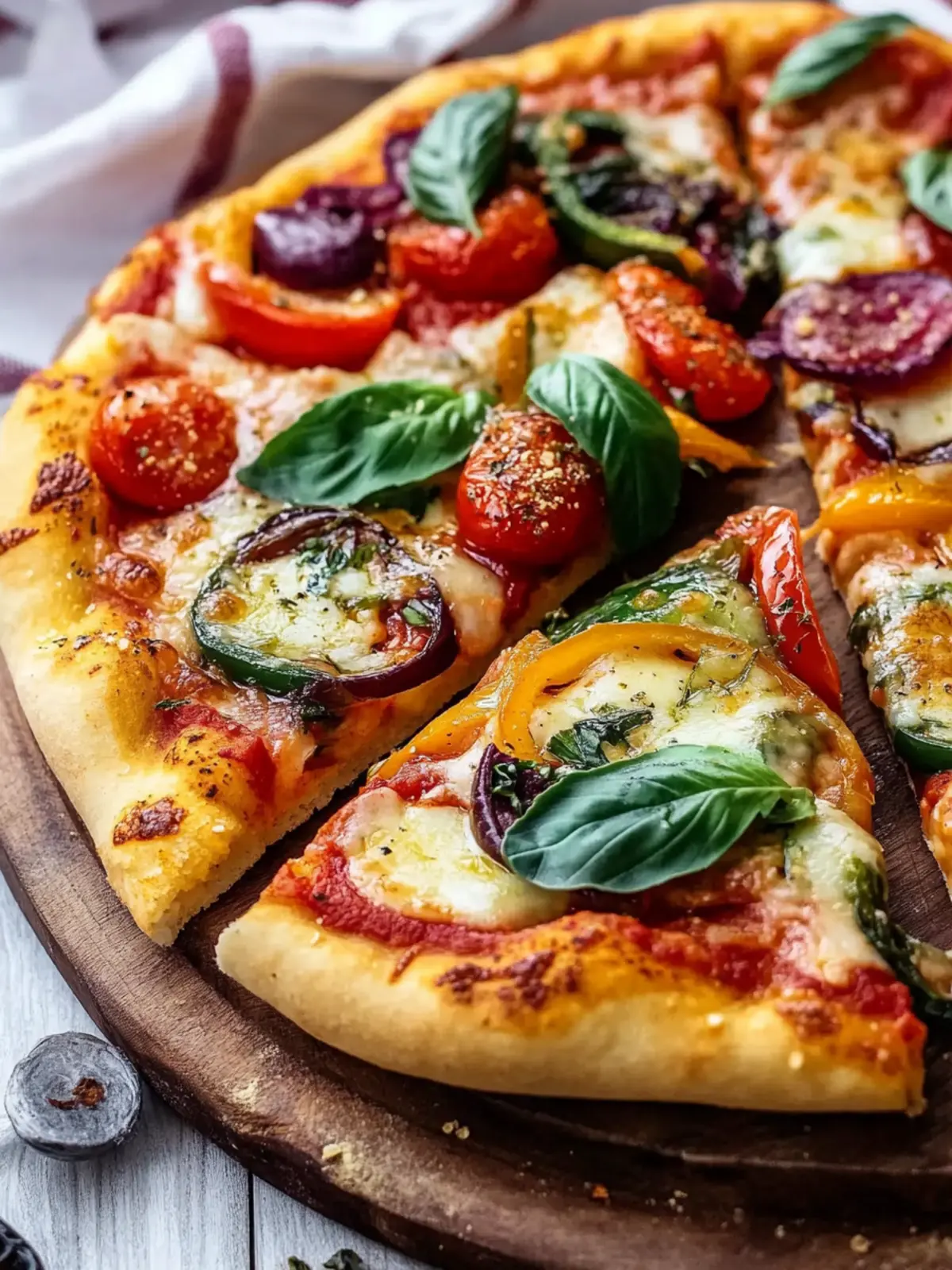 Geröstetes Gemüse Vollkornpizza – Knusprig & Gesund genießen 2 Geröstetes Gemüse Vollkornpizza