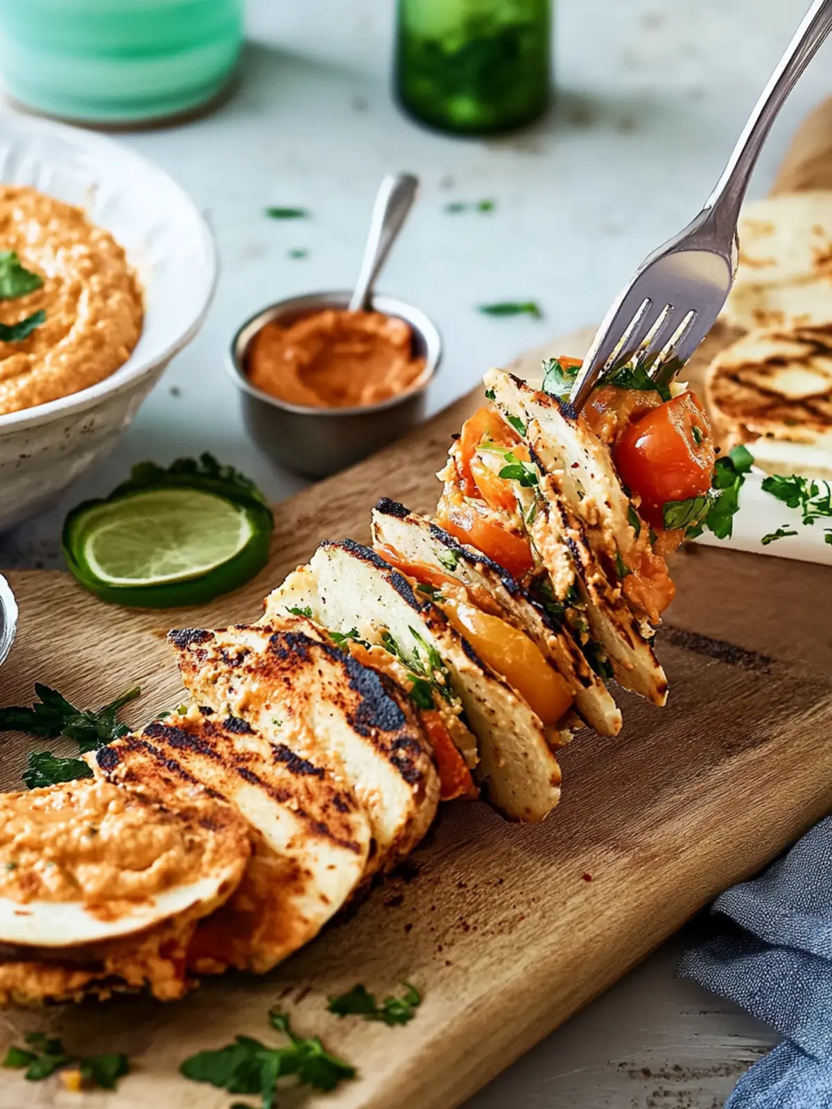 Kartoffel Shawarma mit Tomaten-Hummus: Ein Grilltraum erleben 5 Kartoffel Shawarma mit Tomaten-Hummus