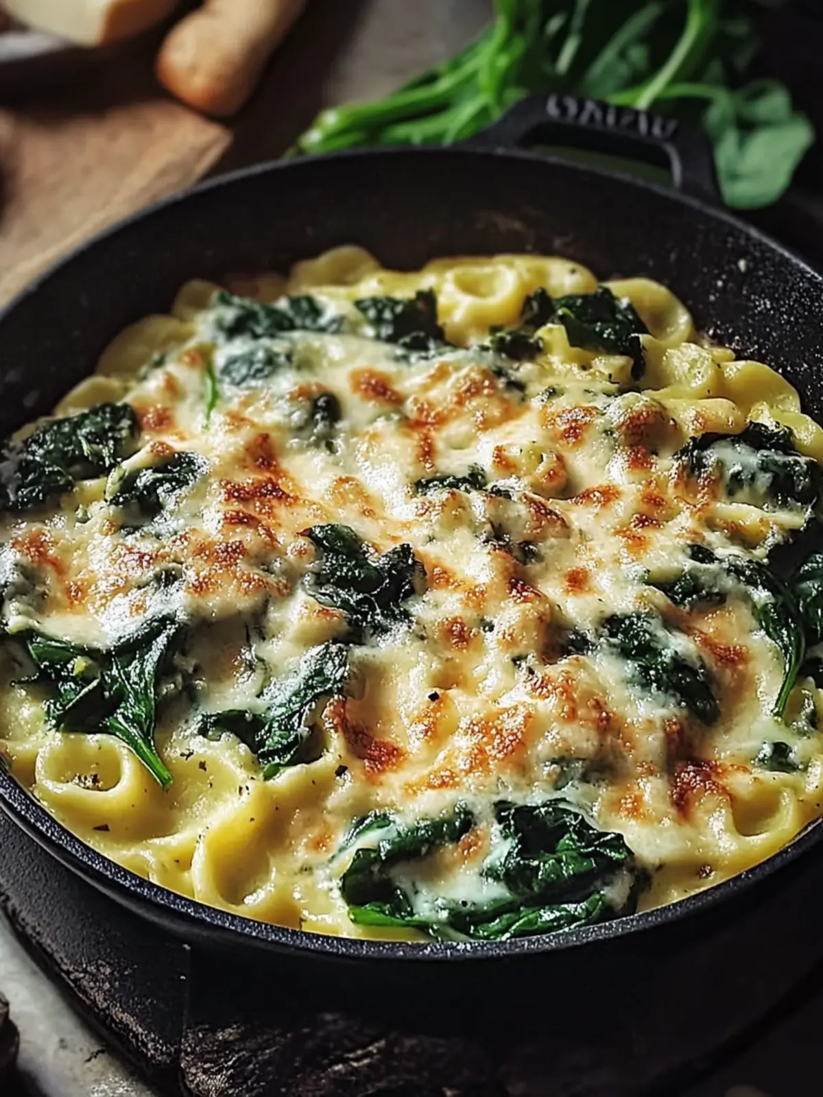Spätzlepfanne mit Spinat: Schnelles Comfort-Food für Genussmomente 2 Spätzlepfanne mit Spinat