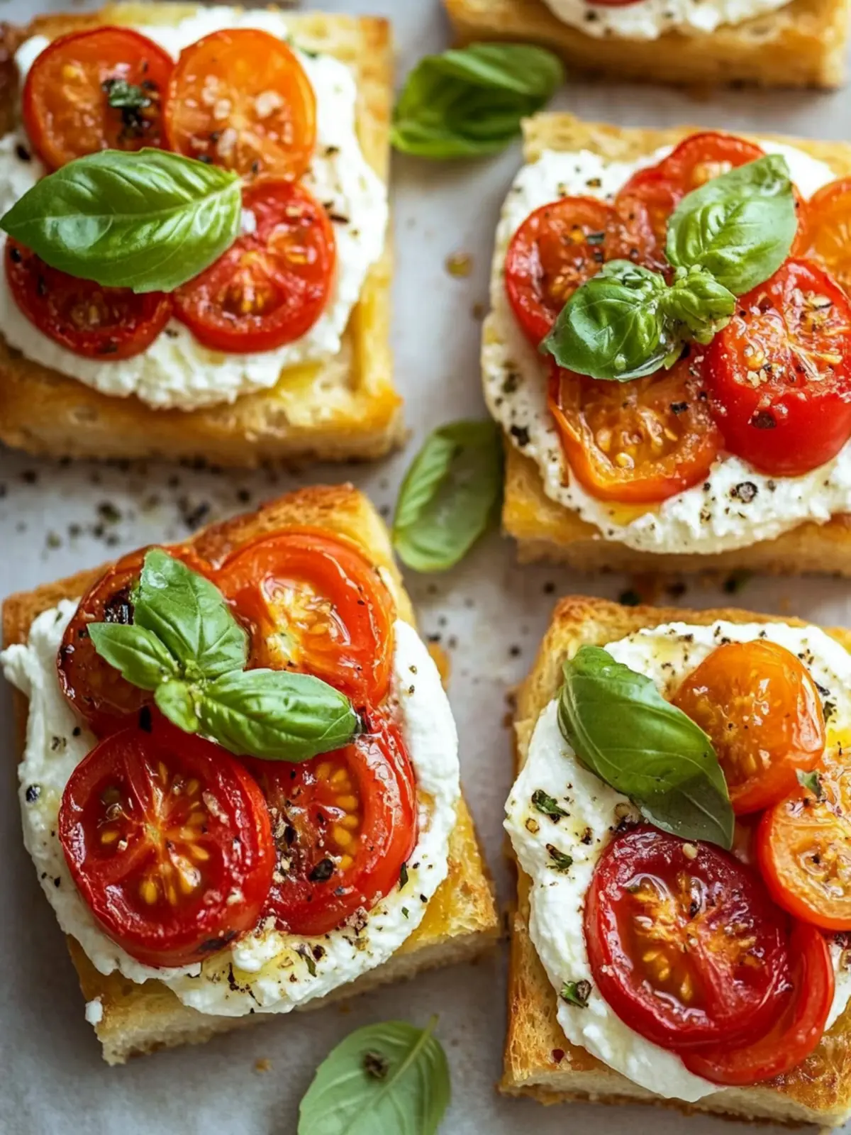 Tomatentörtchen mit Blätterteig und Ricotta – Ein Genuss für jeden Anlass 2 Tomatentörtchen mit Blätterteig und Ricotta