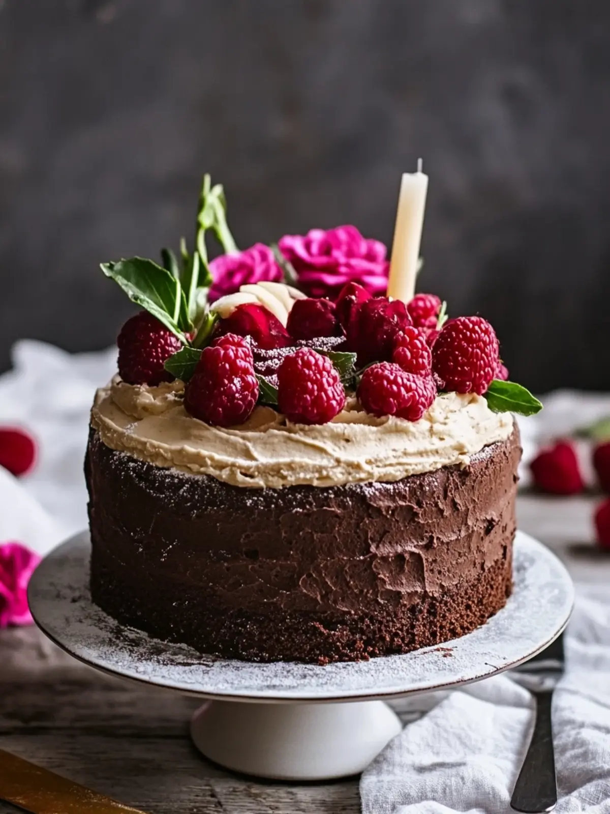 Zweistöckiger Schokoladenkuchen für unvergessliche Feiern 4 Zweistöckiger Schokoladenkuchen