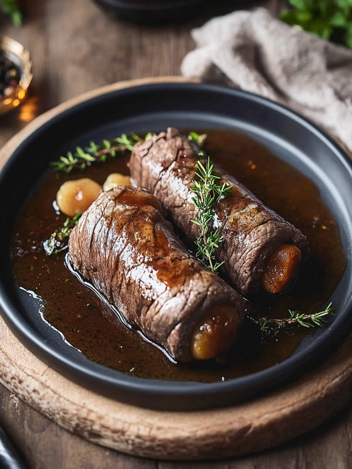 Rinderrouladen im Schnellkochtopf – Schnell und Zart genießen 4 Rinderrouladen im Schnellkochtopf