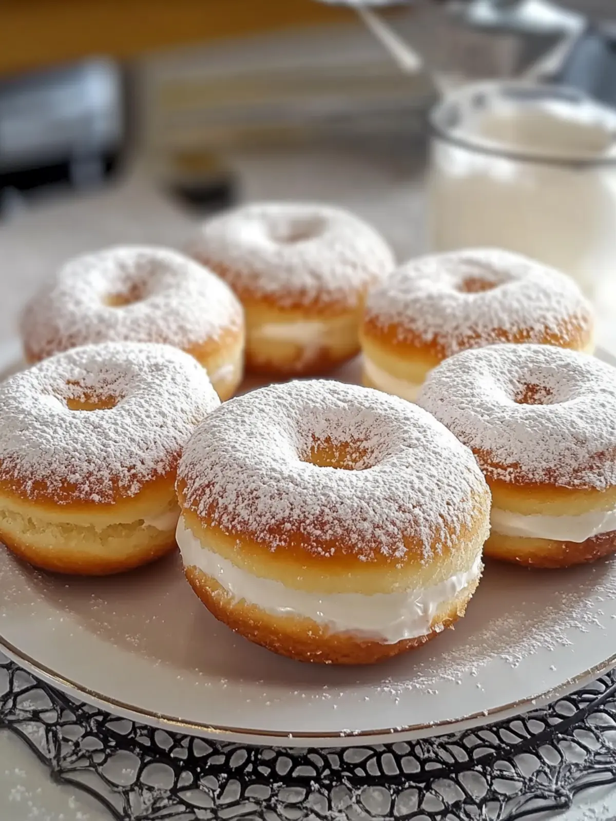 Frisch und luftig: Hausgemachter Milchcremedonut für jeden Tag 2 Frisch und luftig hausgemachter Milchcremedonut