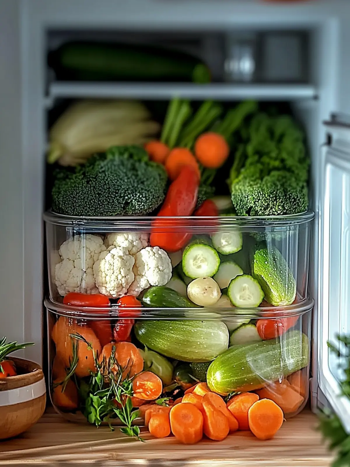 Knackiges würziges Kühlschrank-eingelegtes Gemüse in nur 15 Min 3 Knackiges würziges Kühlschrank-eingelegtes Gemüse