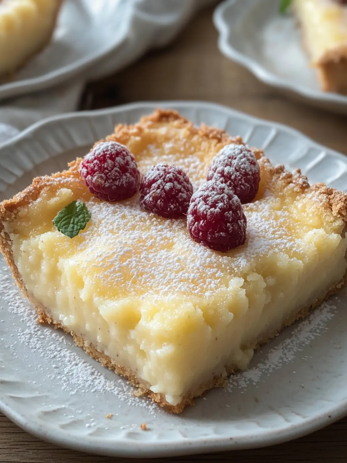Köstlicher Vanillepudding-Krümelkuchen aus einem Backblech 2 Vanillepudding-Krümelkuchen aus einem Backblech