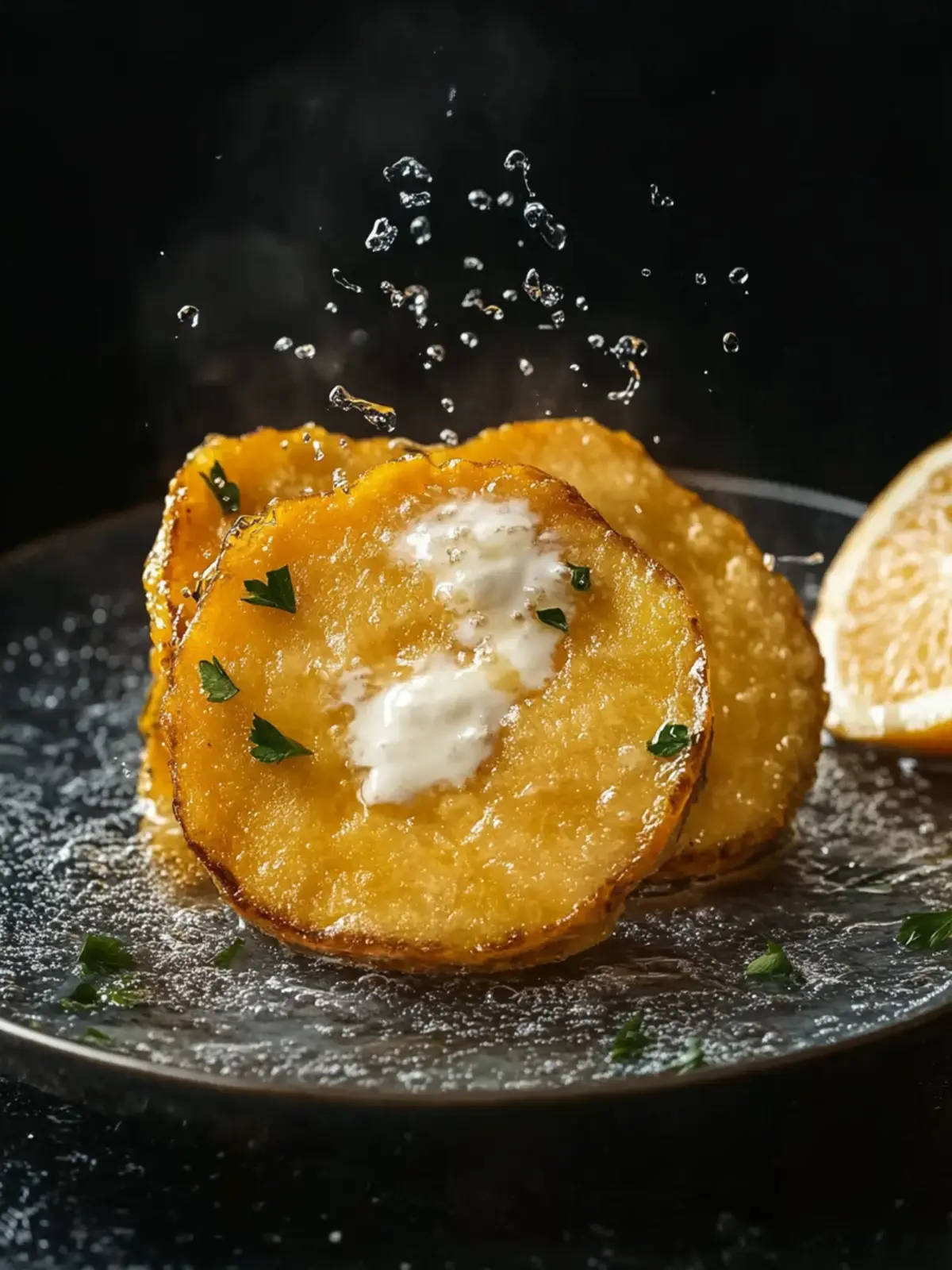 Krosse Kartoffelpuffer mit herzhaftem Fleischfüllung entdecken 3 Kartoffelpuffer