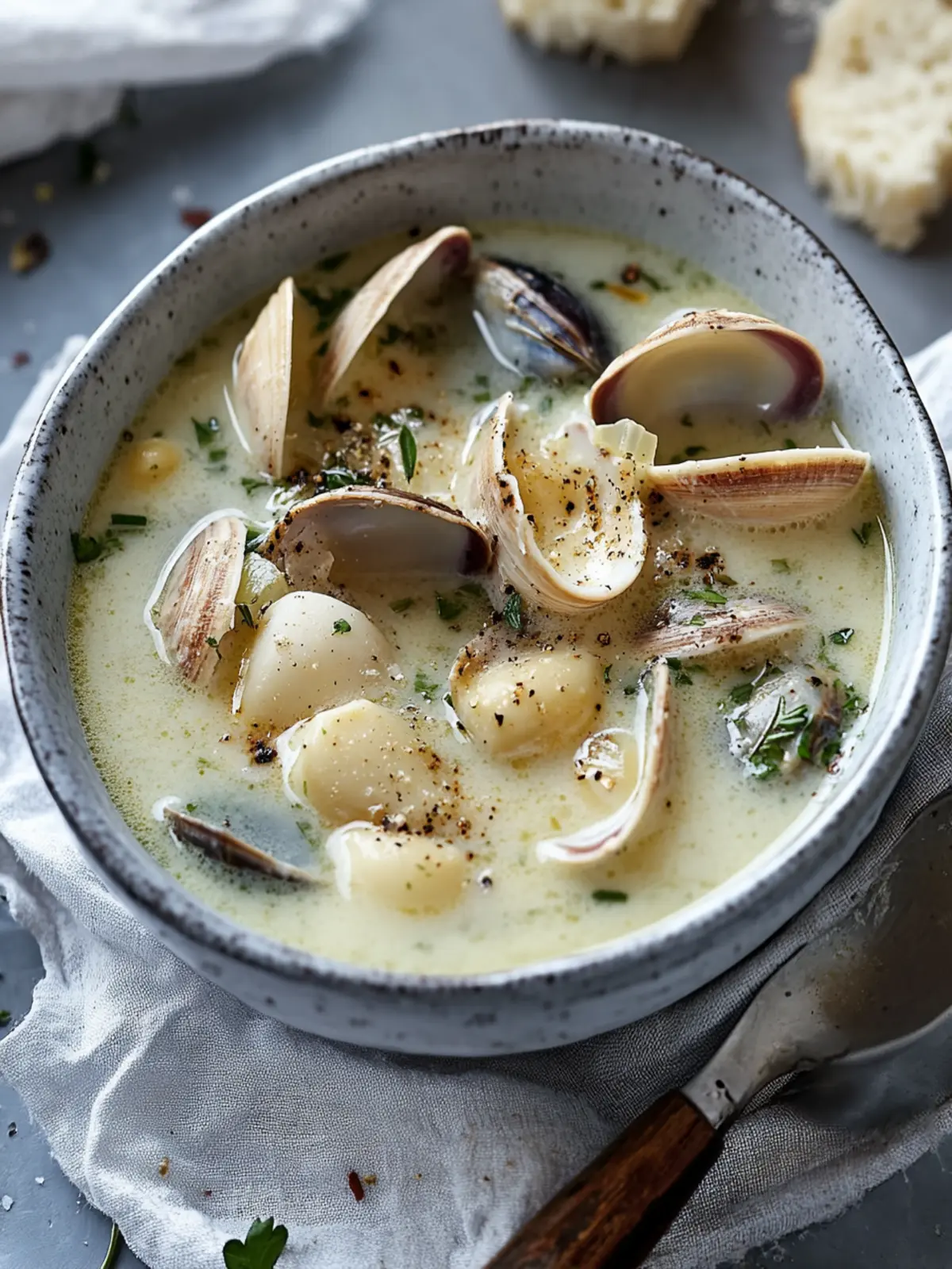 Muschelsuppe: Cremige Küstengenüsse für kalte Tage 3 Muschelsuppe
