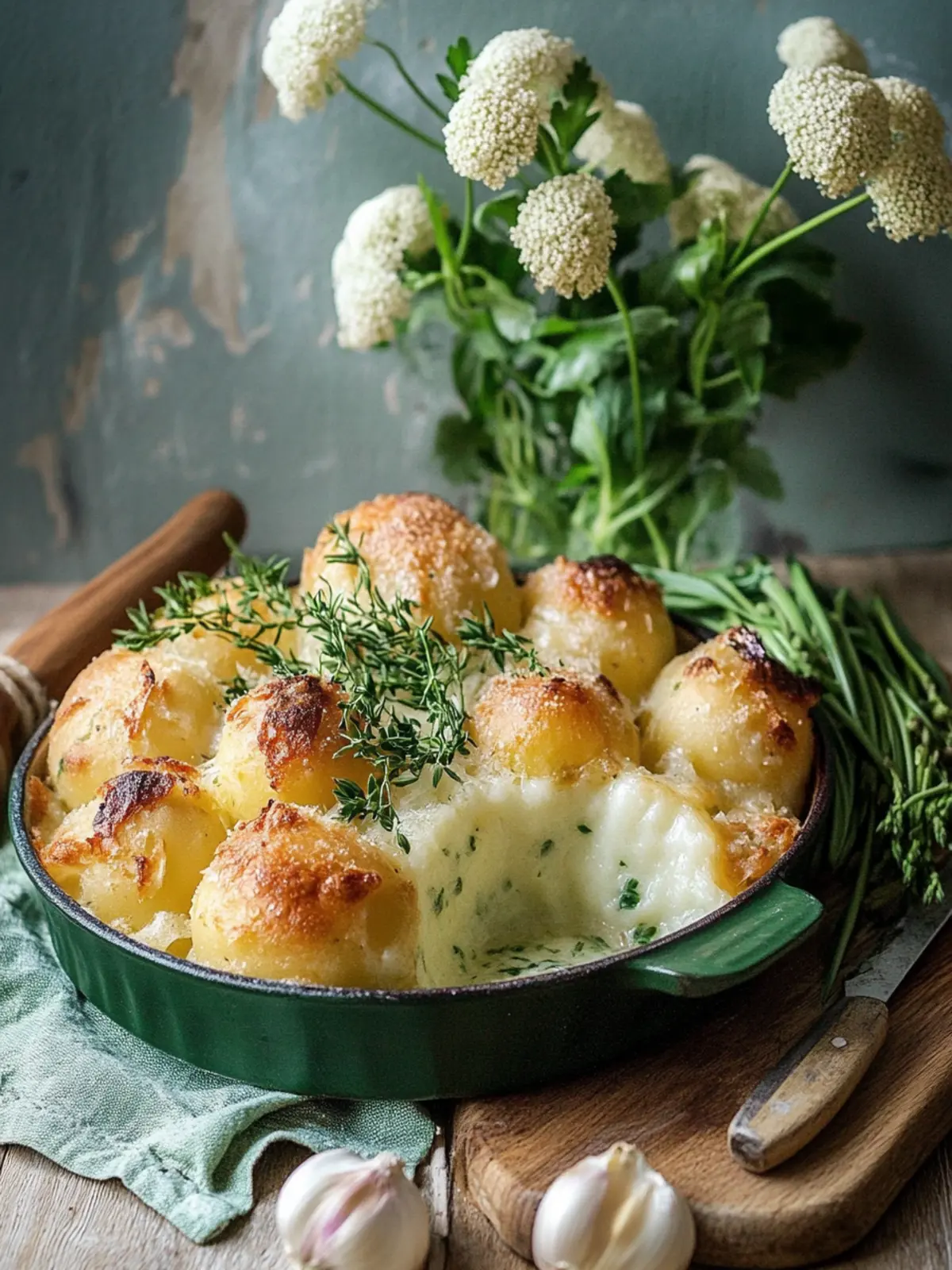 Kartoffel- und Blumenkohlauflauf Emilia-Stil für Herzwärme 2 Kartoffel- und Blumenkohlauflauf Emilia-Stil Kartoffelauflauf