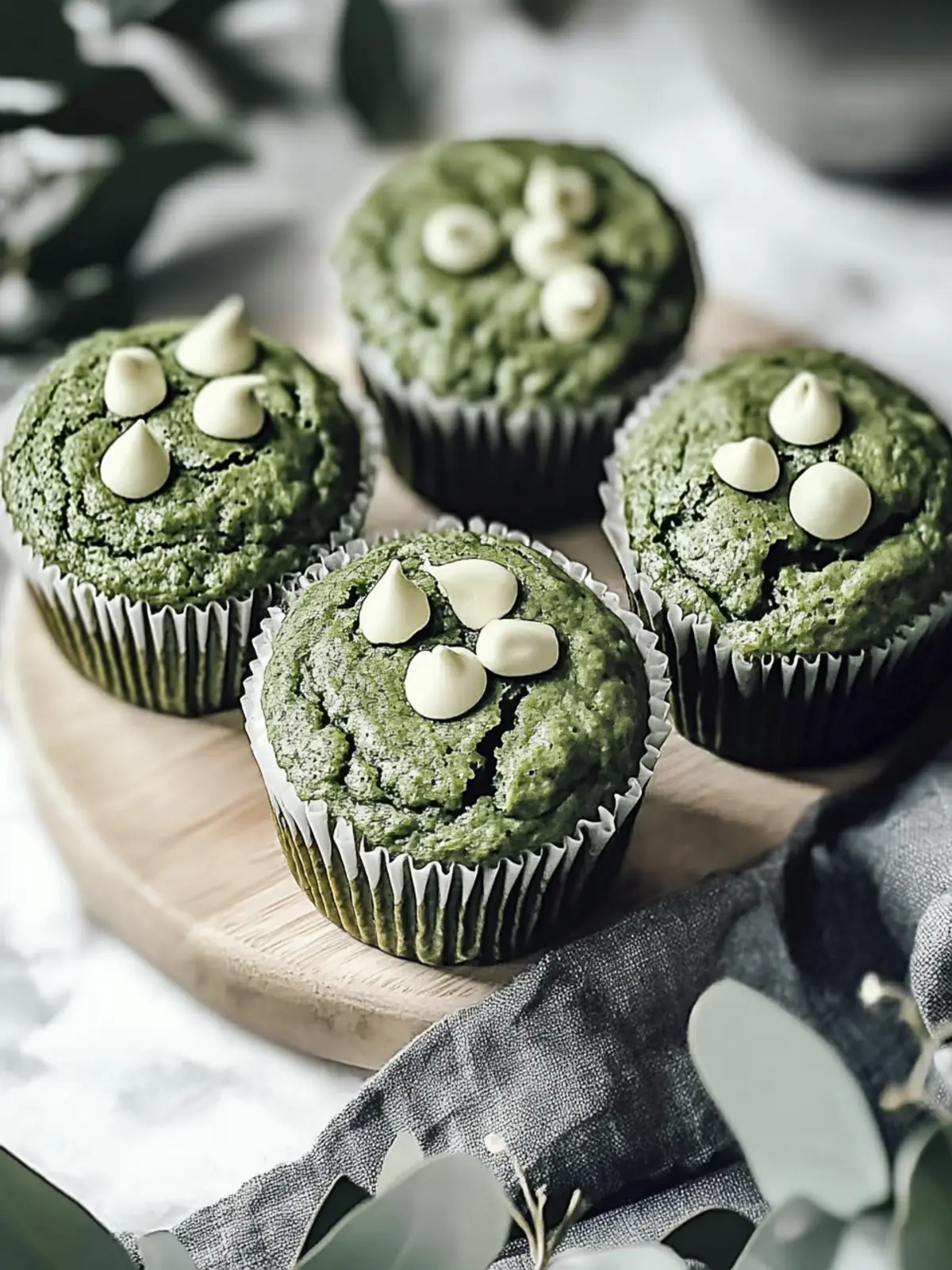 Weiche Schokoladen-Matcha-Muffins – Schnell & Verführerisch 2 weiche Schokoladen-Matcha-Muffins