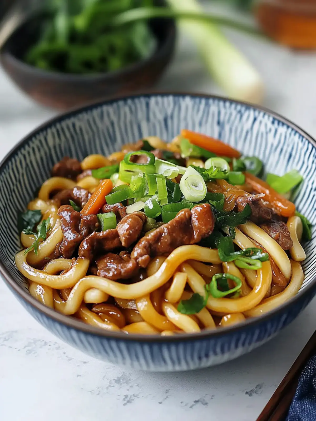 Klassisches Rindfleisch Udon Pfannengericht in 20 Minuten 4 Klassisches Rindfleisch Udon Pfannengericht