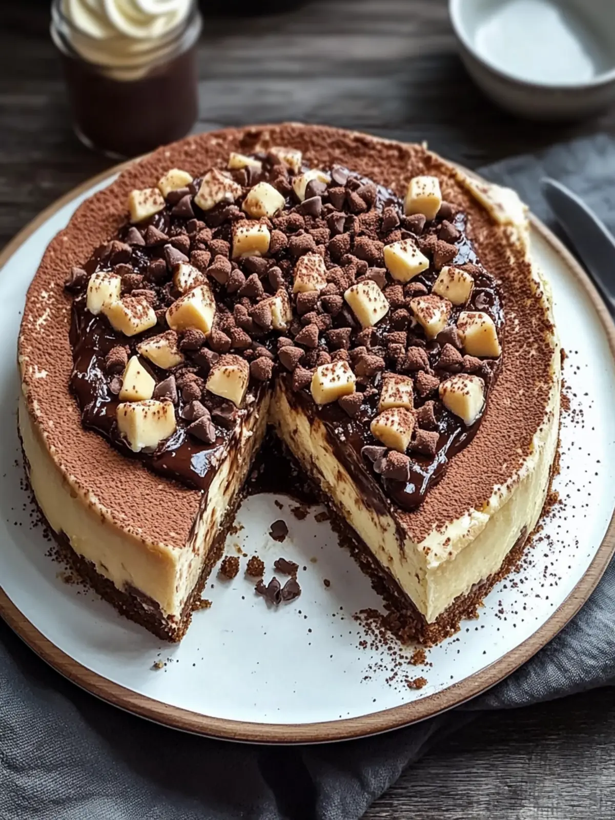 Himmlischer Nutella Käsekuchen: Einfach unwiderstehlich lecker 3 Nutella Käsekuchen