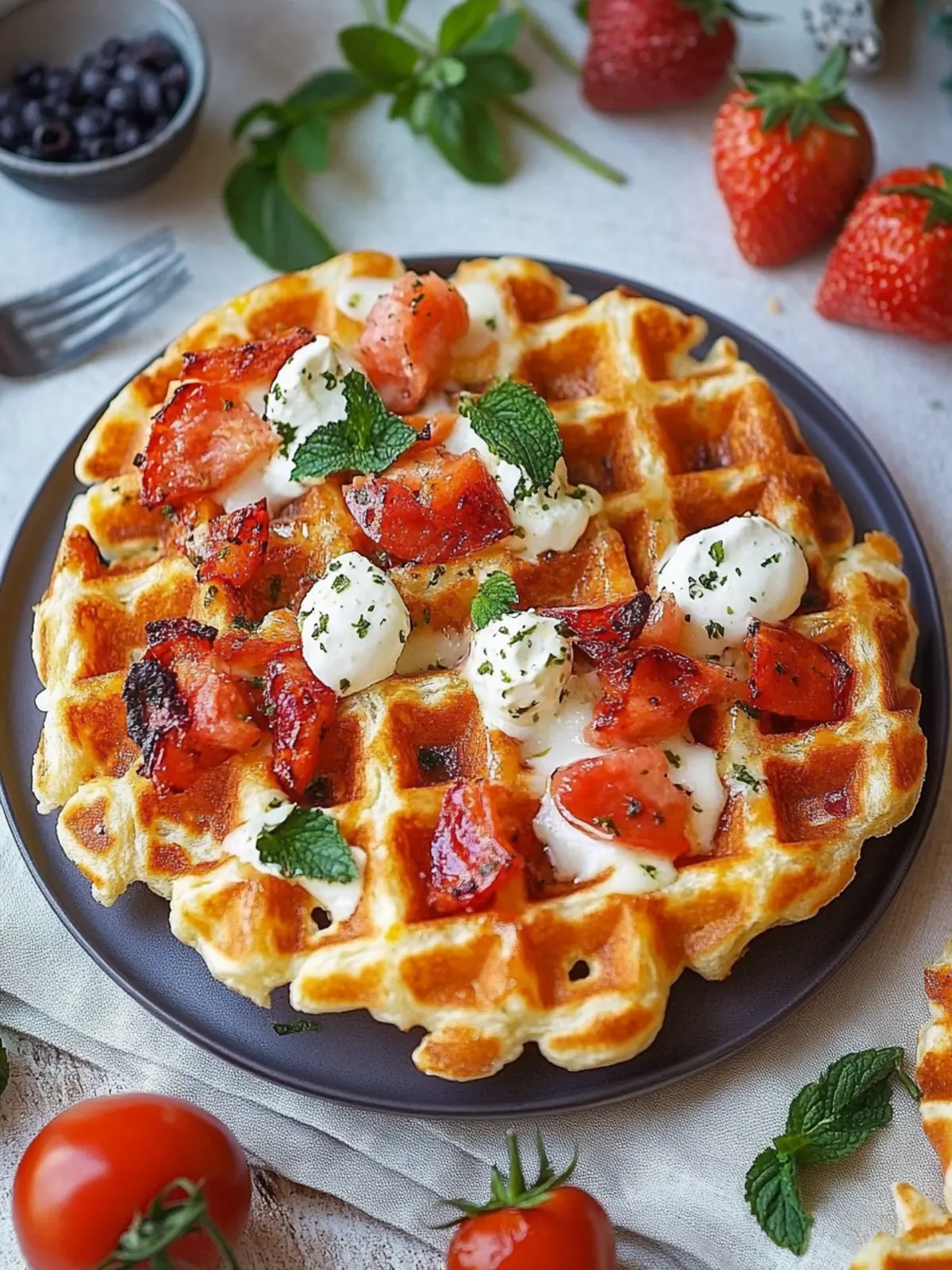 Mach deine eigenen Pizza-Waffeln: Schneller Genuss für alle 3 Mach deine eigenen Pizza-Waffeln