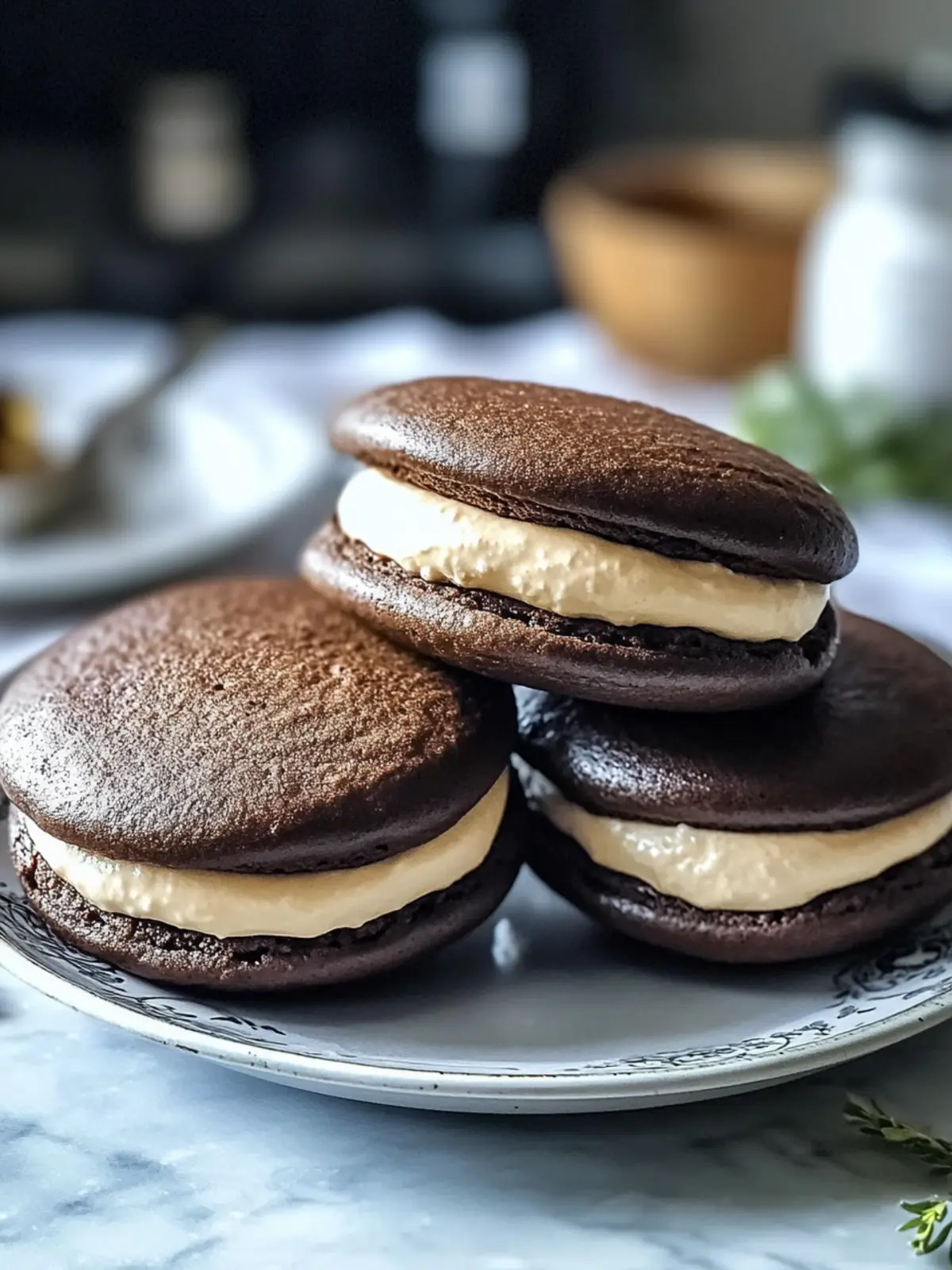 Schokoladenkaffee-Whoopie-Pies mit Whiskey für Genussmomente 5 Schokoladenkaffee-Whoopie-Pies