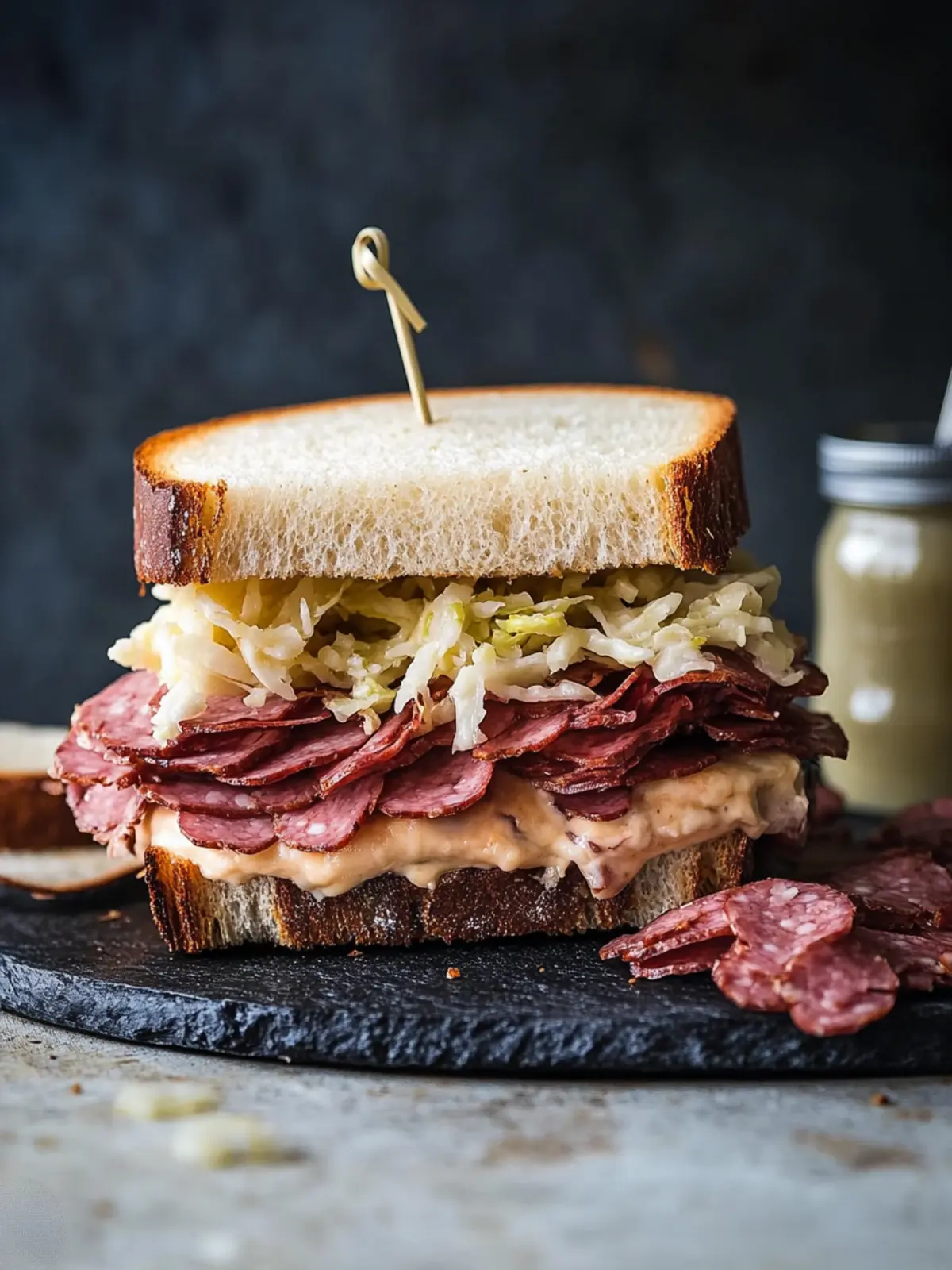 Klassisches Reuben-Sandwich: Schneller Genuss für zuhause 2 Reuben-Sandwich