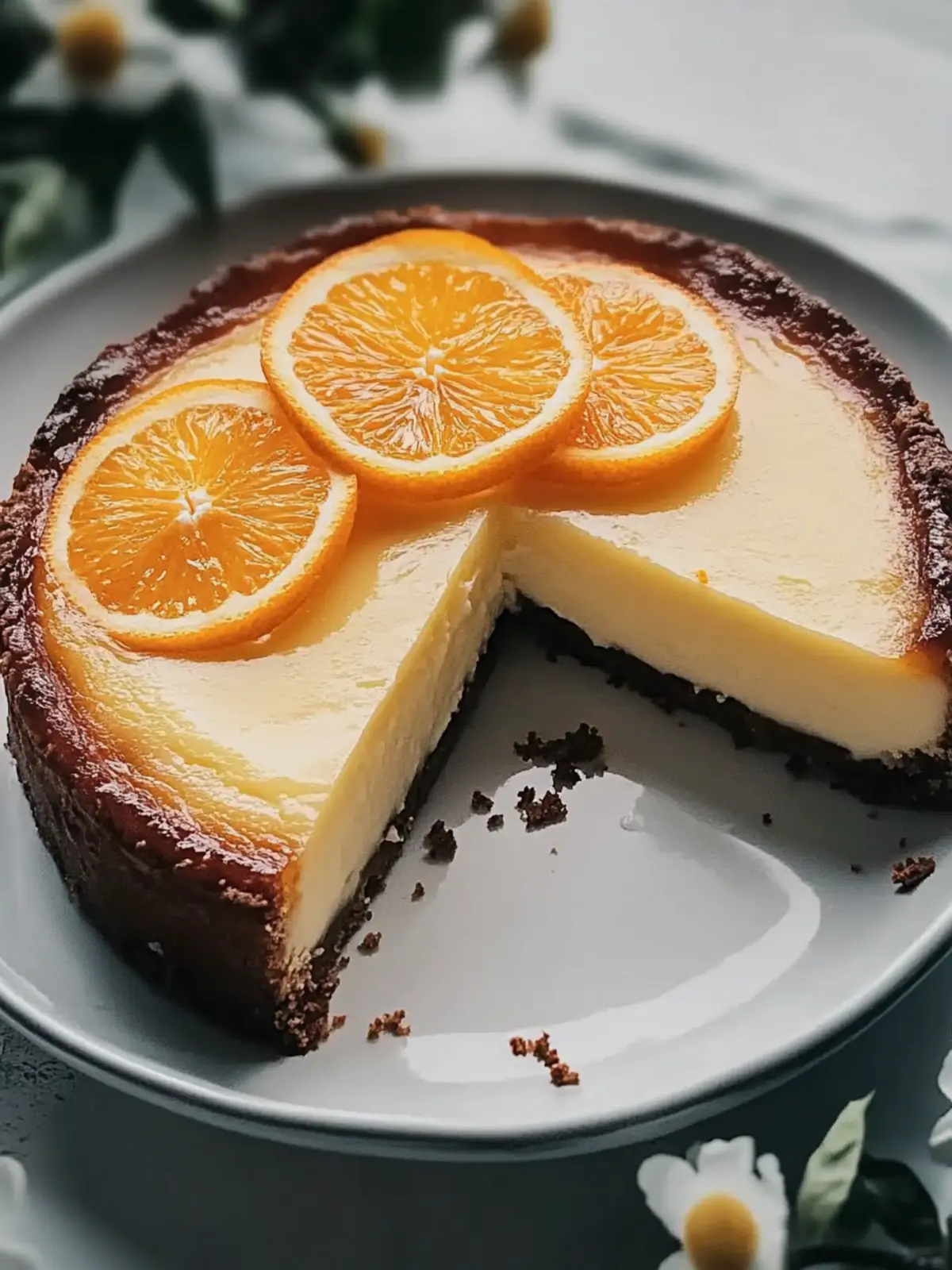 Käsekuchen mit Orangenblütenfreude: Ein cremiger Genuss für jeden Anlass 3 Käsekuchen mit Orangenblütenfreude