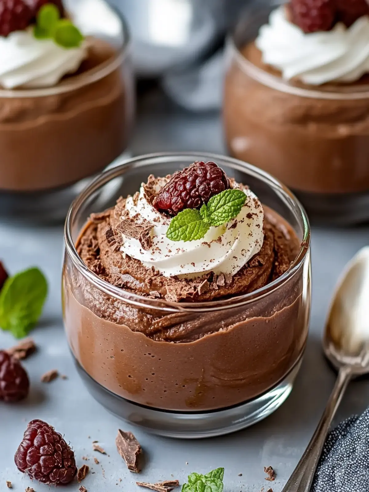 Zwei-Zutaten vegane Schokoladenmousse für schnelle Genussmomente 4 Zwei-Zutaten vegane Schokoladenmousse