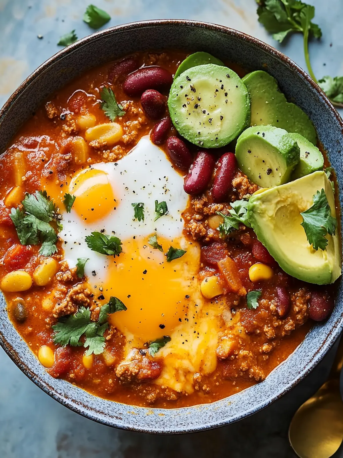 Chorizo Frühstück Chili für einen herzhaften Start in den Tag 4 Chorizo Frühstück Chili
