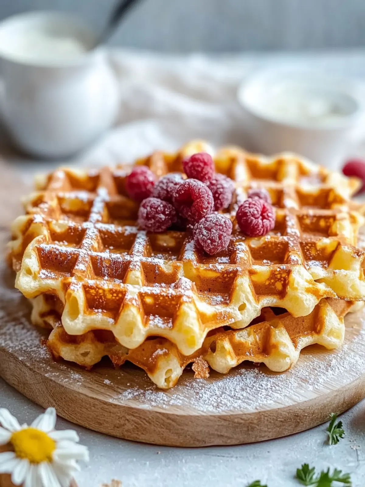 Knusprige Schinken- und Käse-Chaffles: Dein Low-Carb Frühstücksgenuss 2 Knusprige Schinken- und Käse-Chaffles