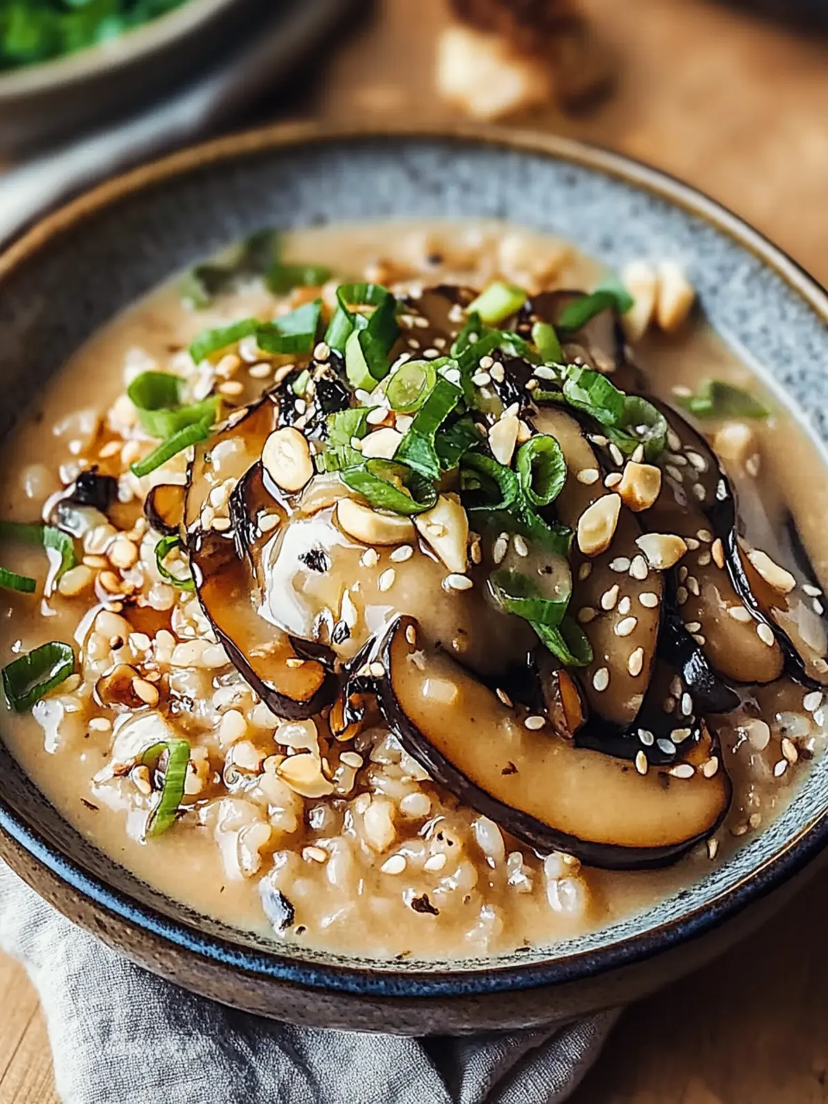 Miso und Pilz knuspriger Reis: Veganes Comfort Food Deluxe 4 Miso und Pilz knuspriger Reis