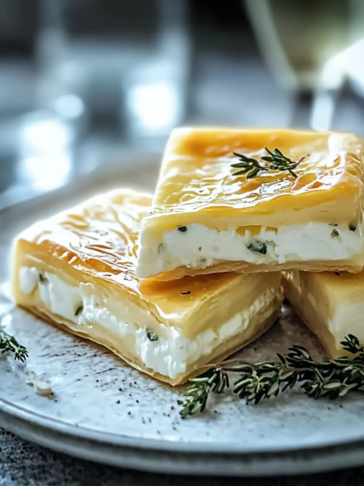 Einfach Kräuter und Käse genießen: Knusprige Blätterteigbissen 3 Einfach Kräuter und Käse genießen