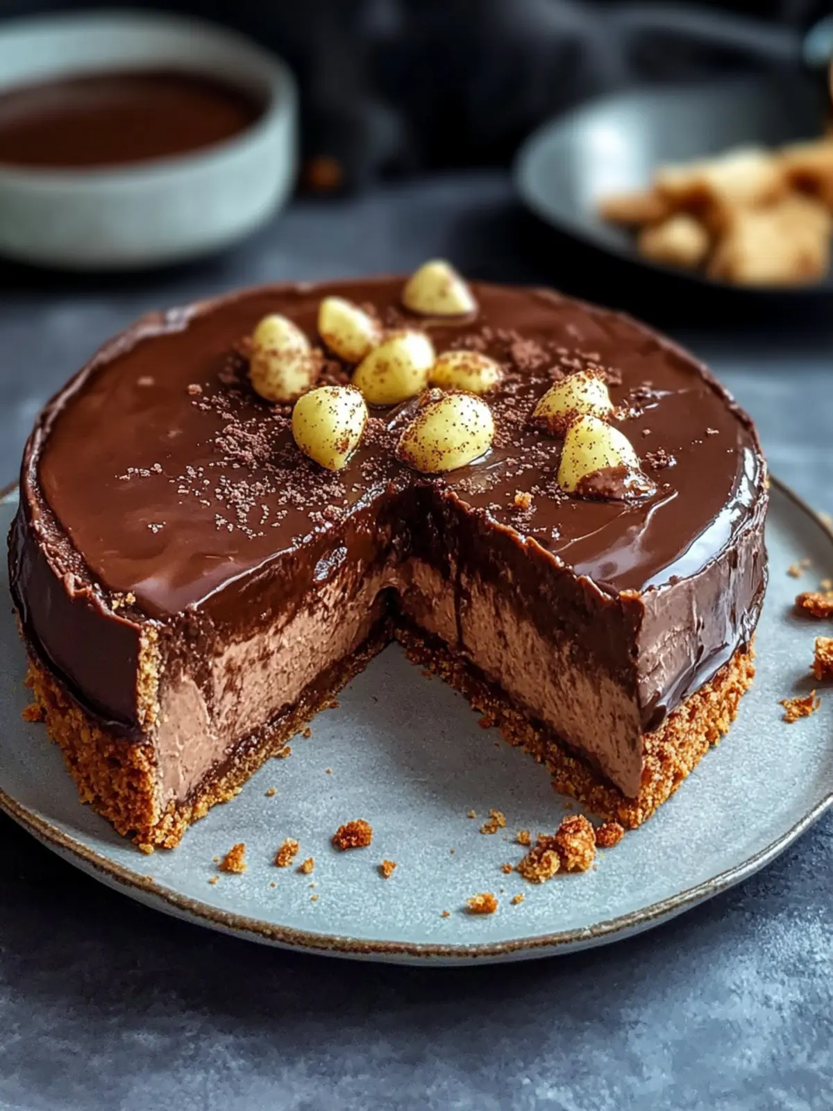 Himmlischer Nutella Käsekuchen: Einfach unwiderstehlich lecker 4 Nutella Käsekuchen