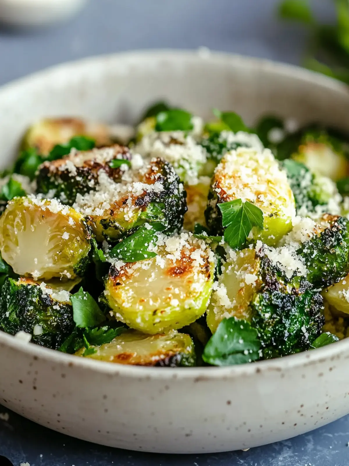 Herzhafte Parmesan geröstete Rosenkohl für echte Genießer 2 Herzhafte Parmesan geröstete Rosenkohl