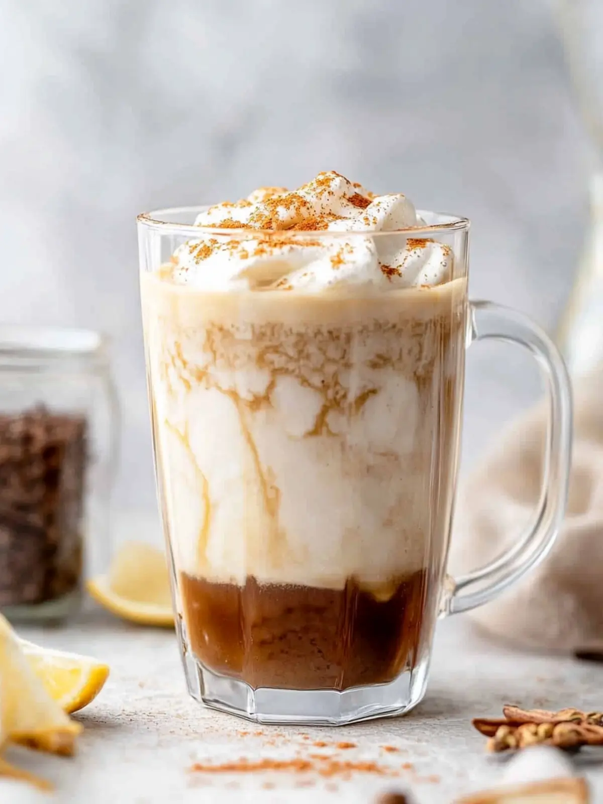 Cremiger Eiskalter Kürbisgewürz Latte – Vegane Herbstfreude 4 Cremiger Eiskalter Kürbisgewürz Latte