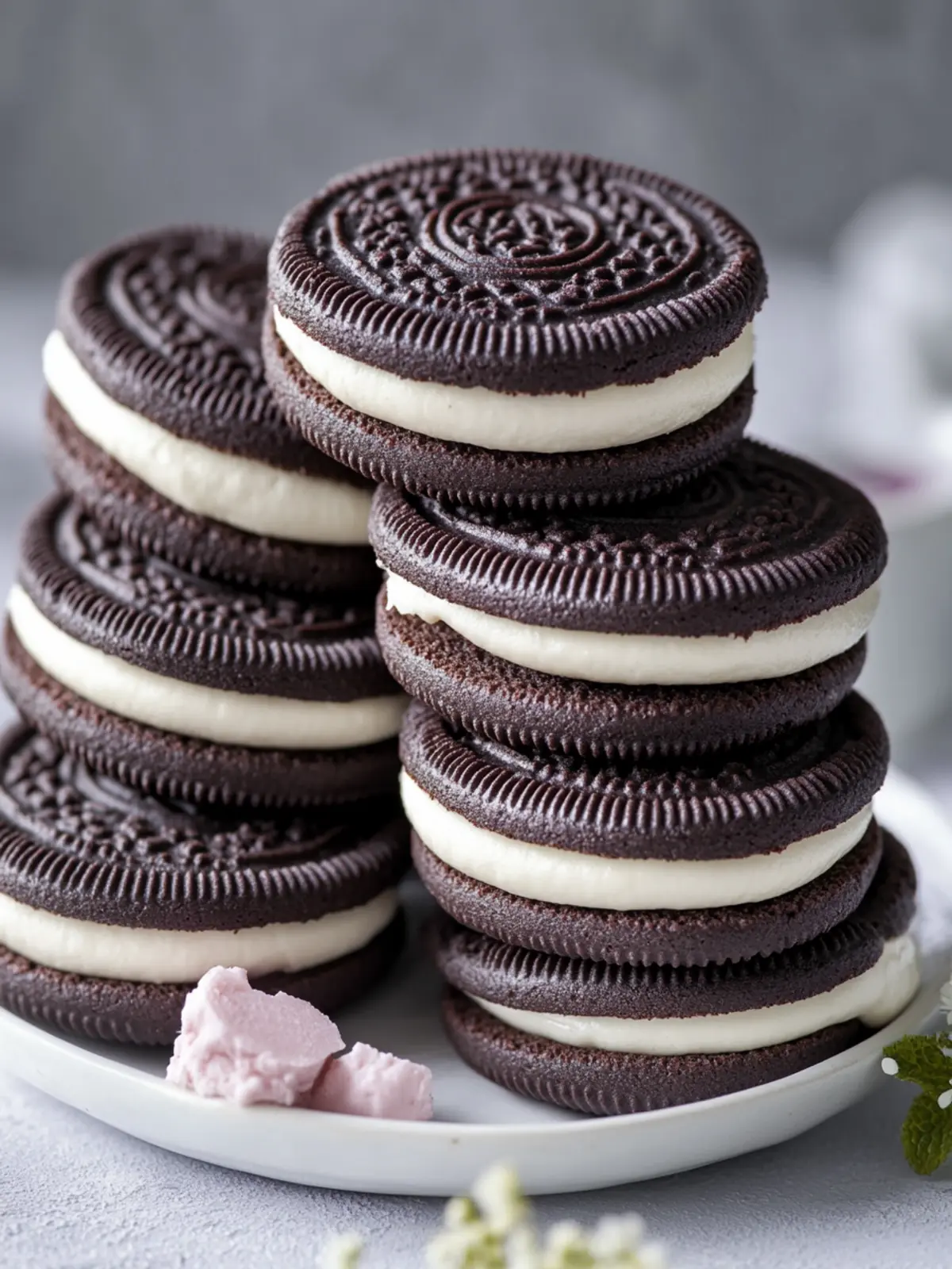 Oreo-inspirierte Kakaokekse