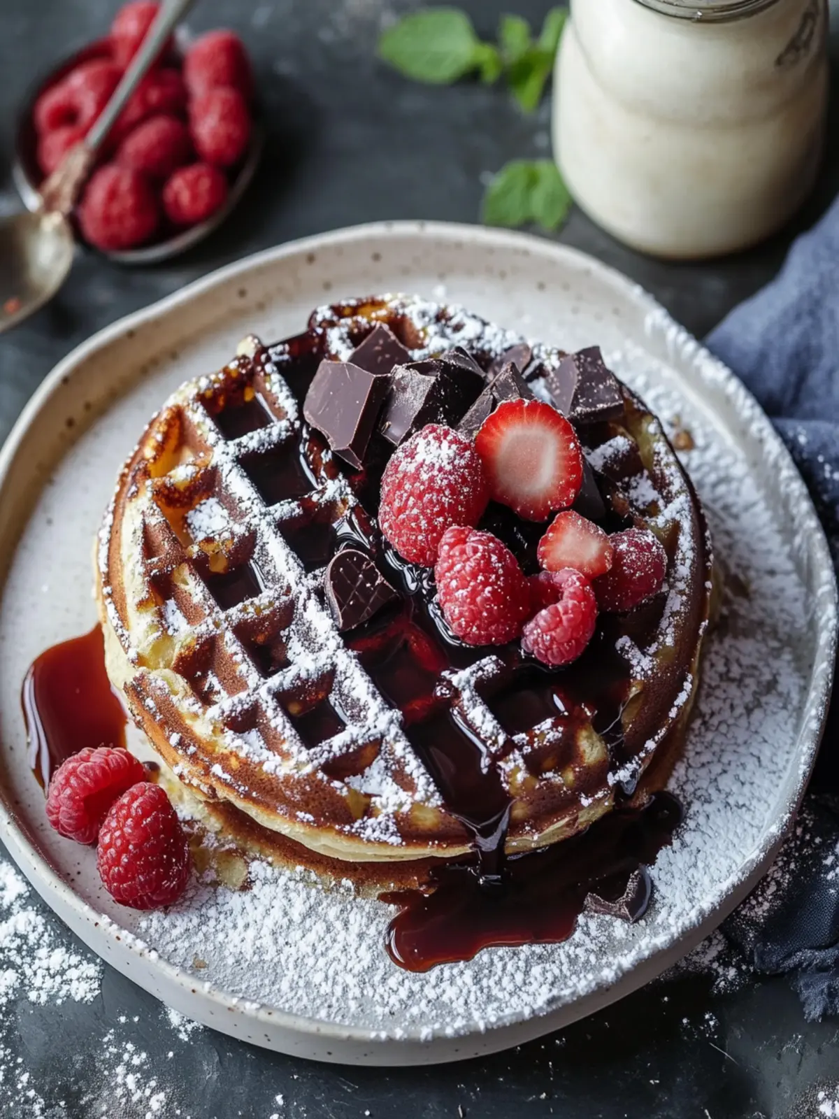 Waffeln mit Füllung und Schokoladenglasur: Genuss Pur 2 Waffeln mit Füllung und Schokoladenglasur
