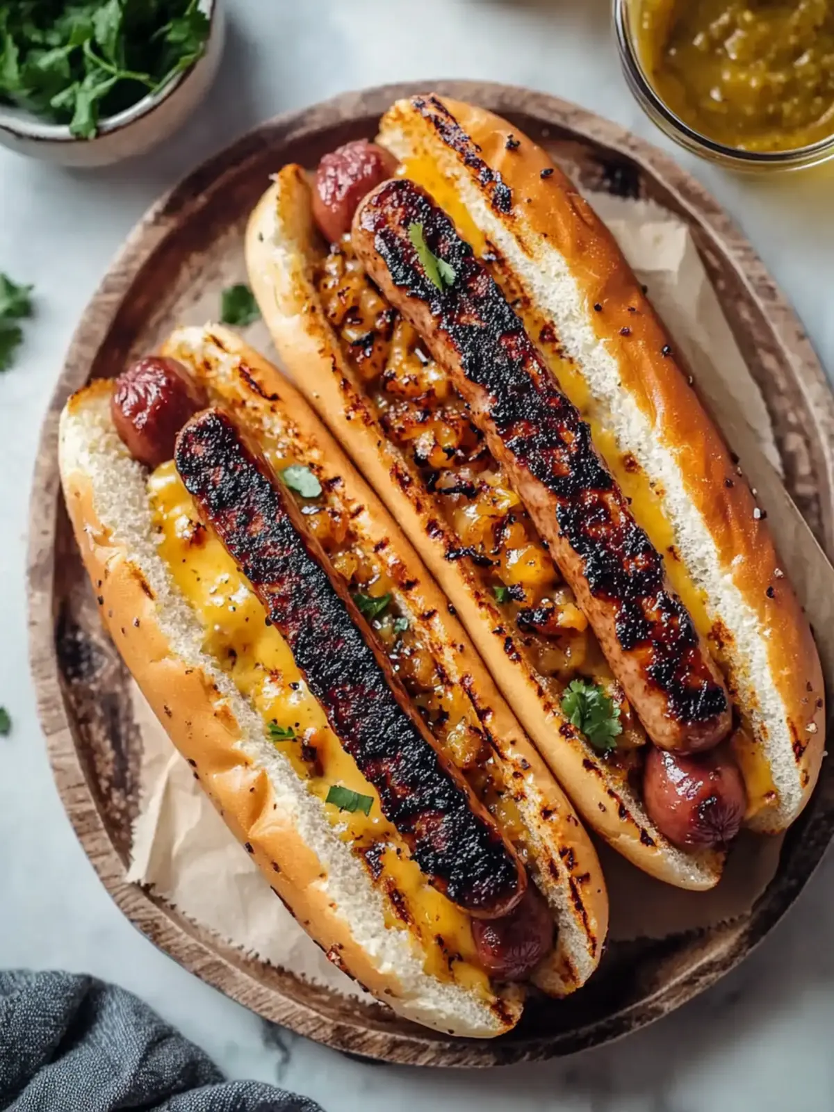 Leckerer gegrillter Käse-Hotdog: Der cremige Genuss für alle 2 Leckerer gegrillter Käse-Hotdog