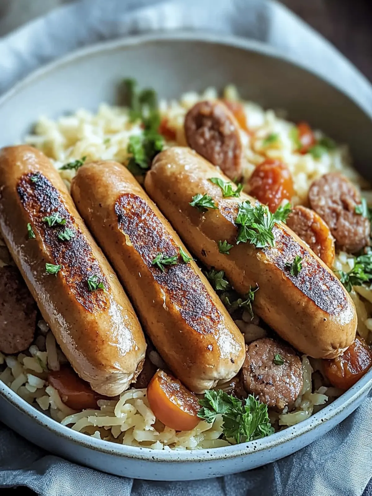 Wurst Reis Pfanne: Schnelles Rezept für herzhaften Genuss 4 Wurst Reis Pfanne