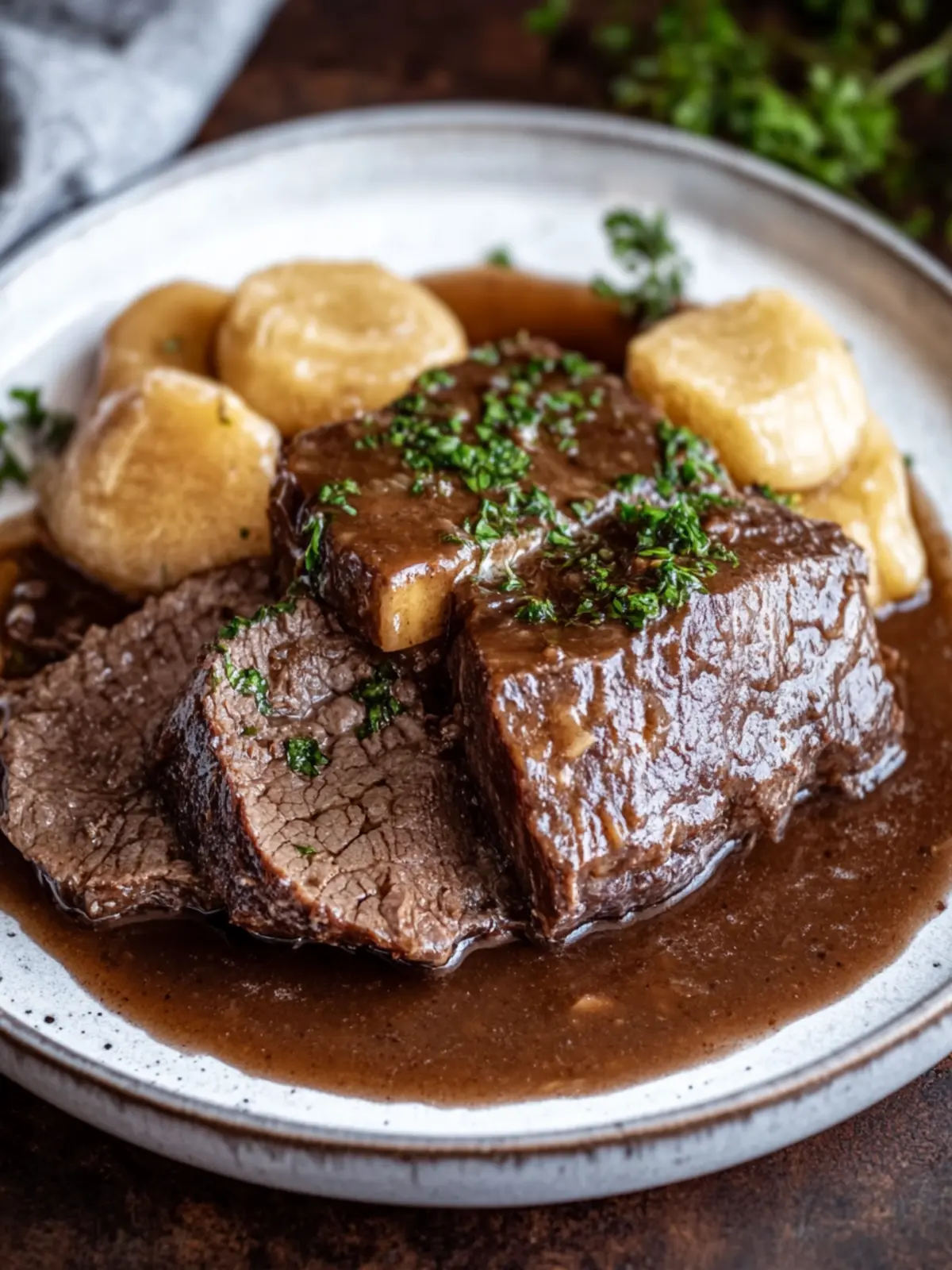 Sauerbraten Geheimnis: Zarter deutscher Schmorbraten entdecken 4 Sauerbraten