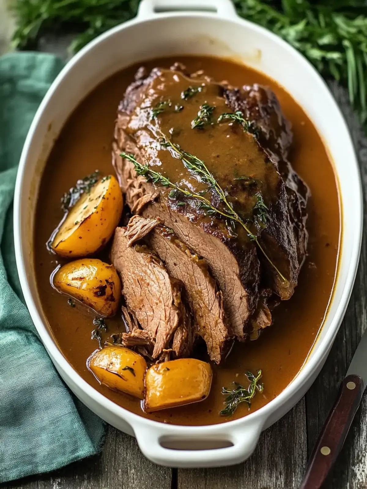 Sauerbraten aus dem Slow Cooker