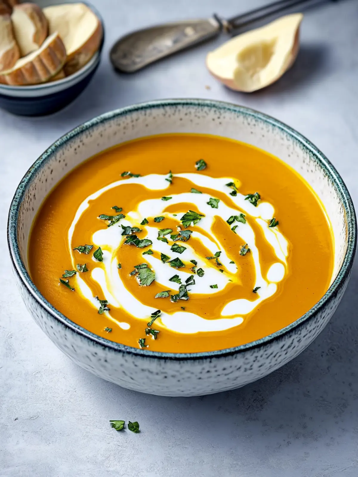 Butternut-Kürbis-Möhren-Suppe: Cremiger Genuss für kalte Tage 5 Butternut-Kürbis-Möhren-Suppe