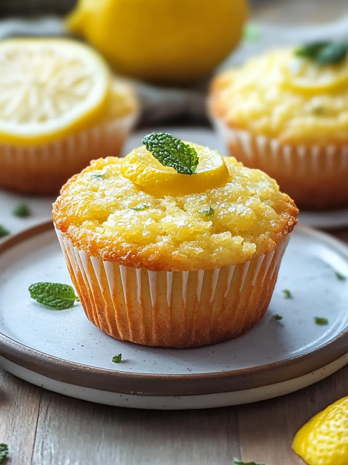 Keto Zitrone Muffins