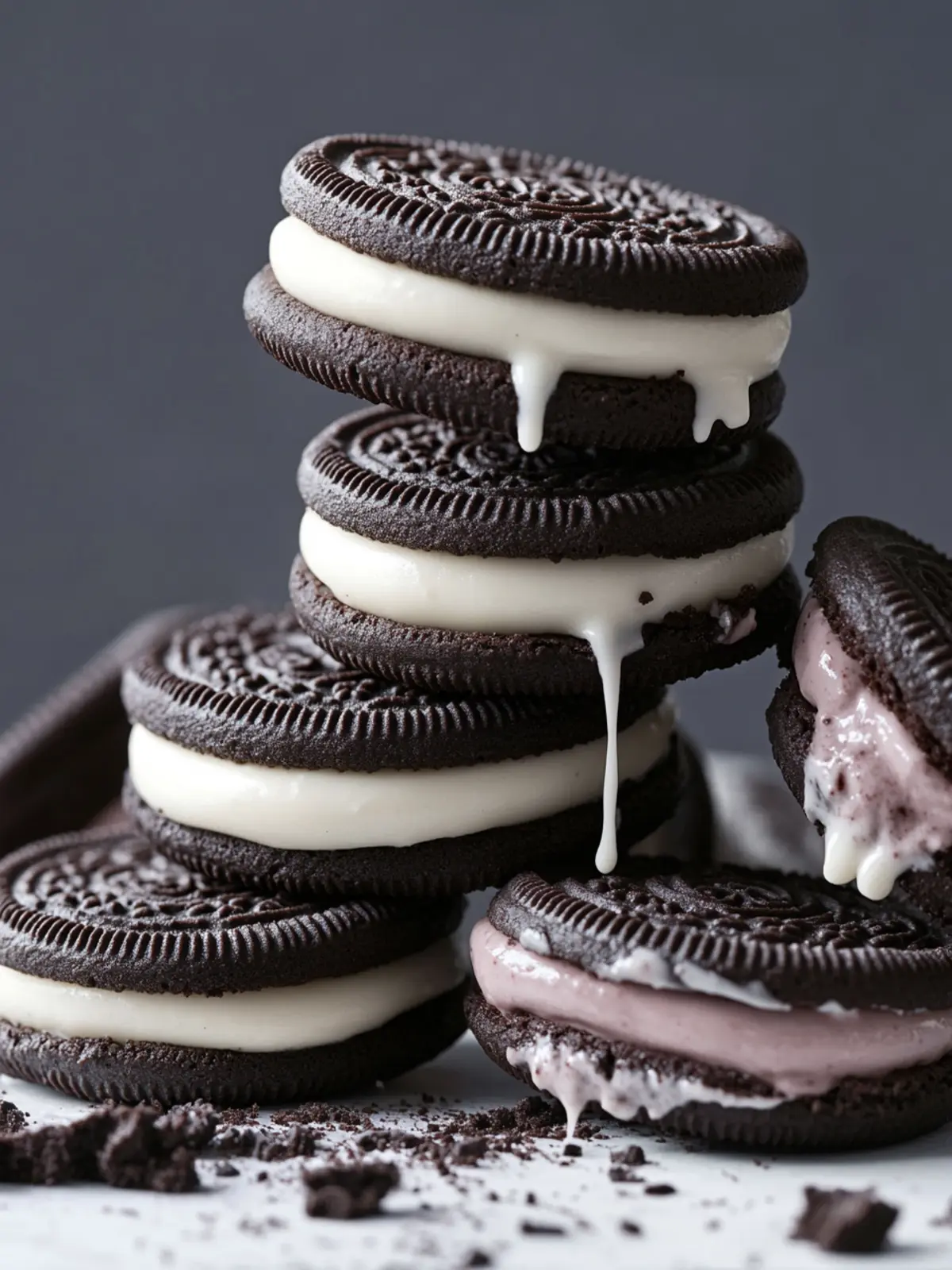 Oreo-inspirierte Kakaokekse – Himmlisch und hausgemacht! 4 Oreo-inspirierte Kakaokekse