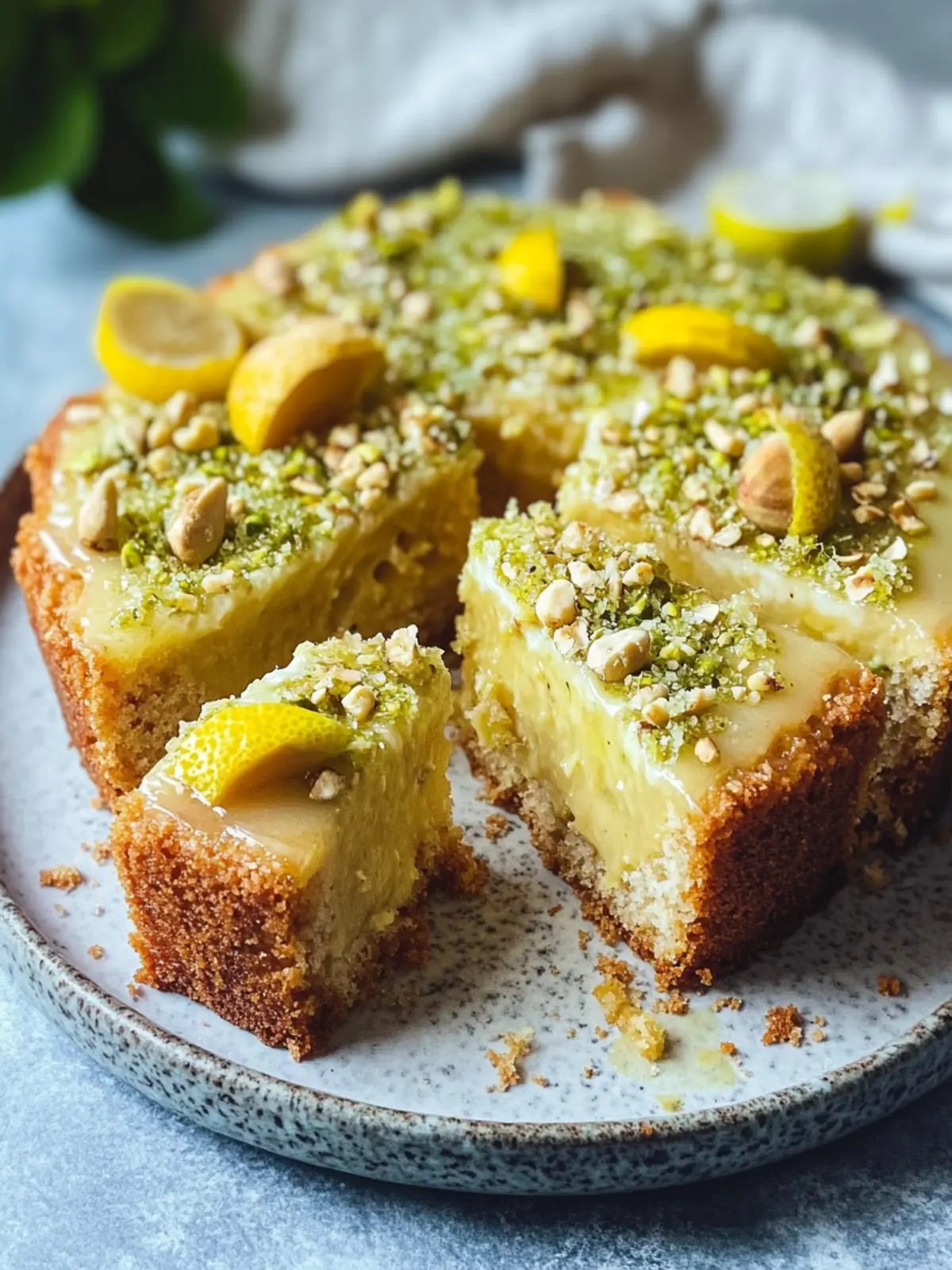 Glutenfreier Pistazienkuchen mit Zitrone und Mandeln Genuss 4 Pistazienkuchen mit Zitrone und Mandeln