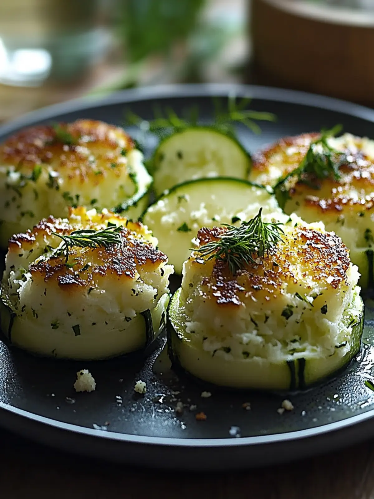 Zucchini-Feta-Bällchen