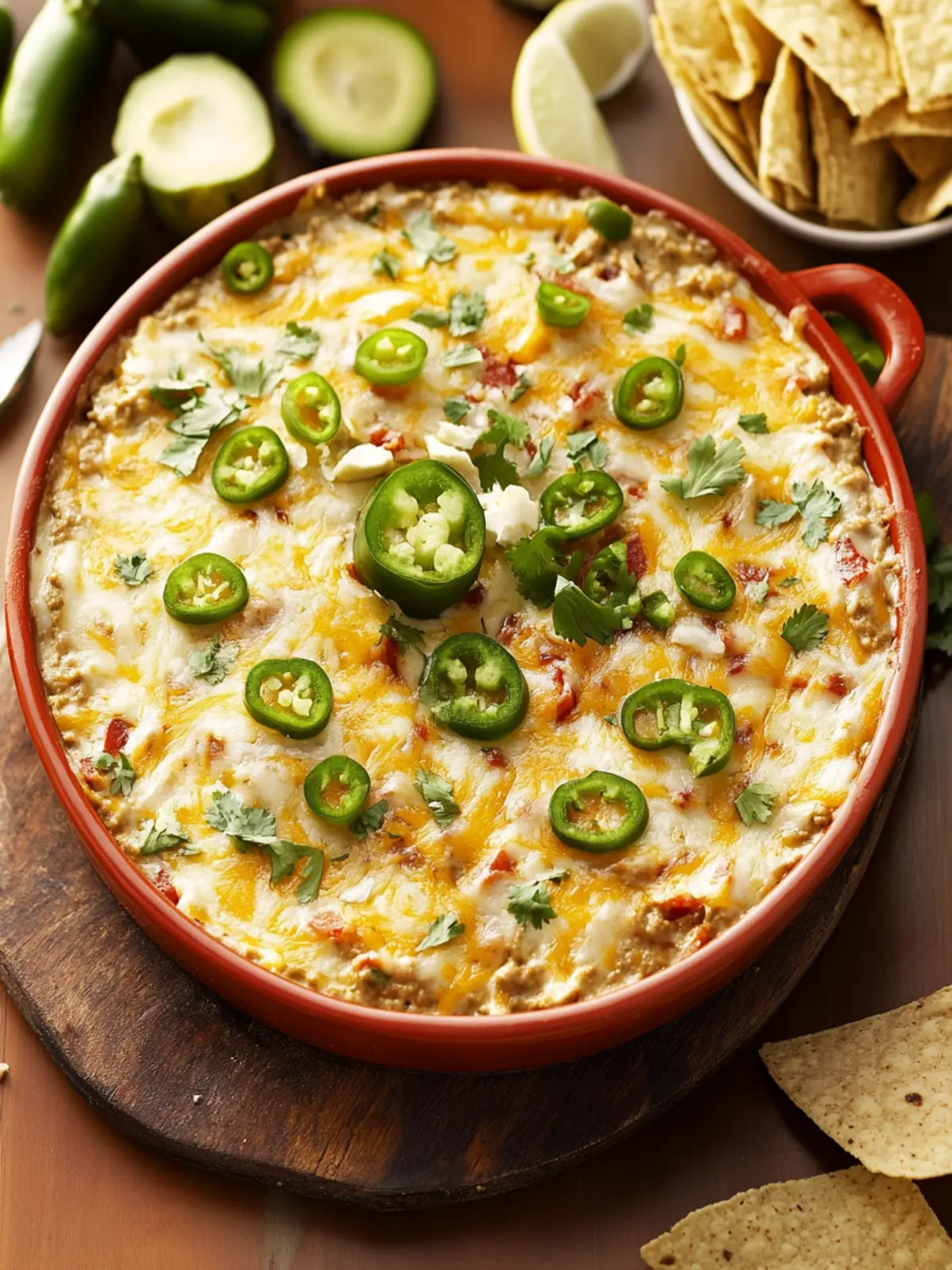 Grüner Chili Hühnchen Enchilada Dip – Der perfekte Partyhit 2 Grüner Chili Hühnchen Enchilada Dip